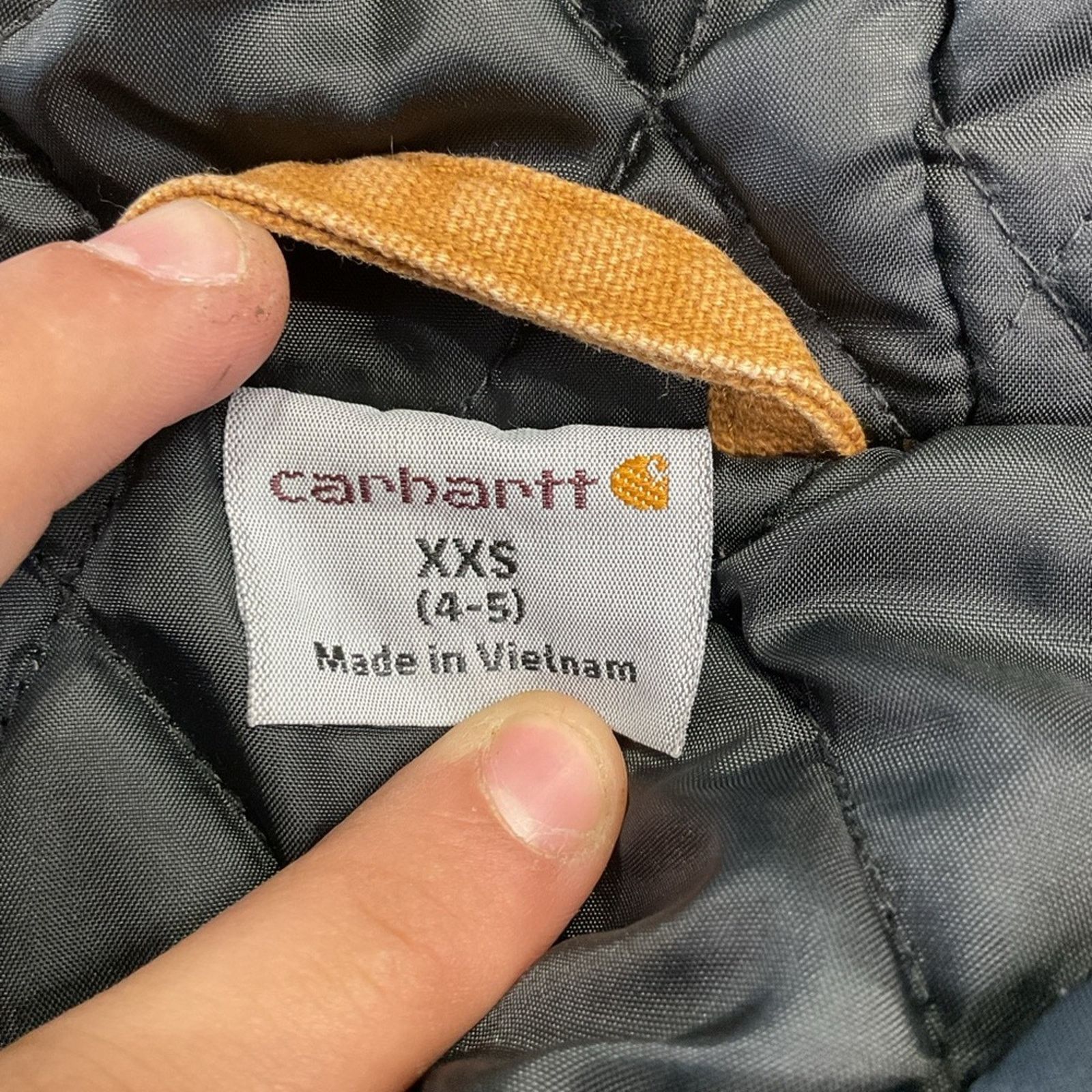 Carhartt Carhartt Distressed Khaki Canvas Jacket Size US XXS / EU 40 - 3 Thumbnail