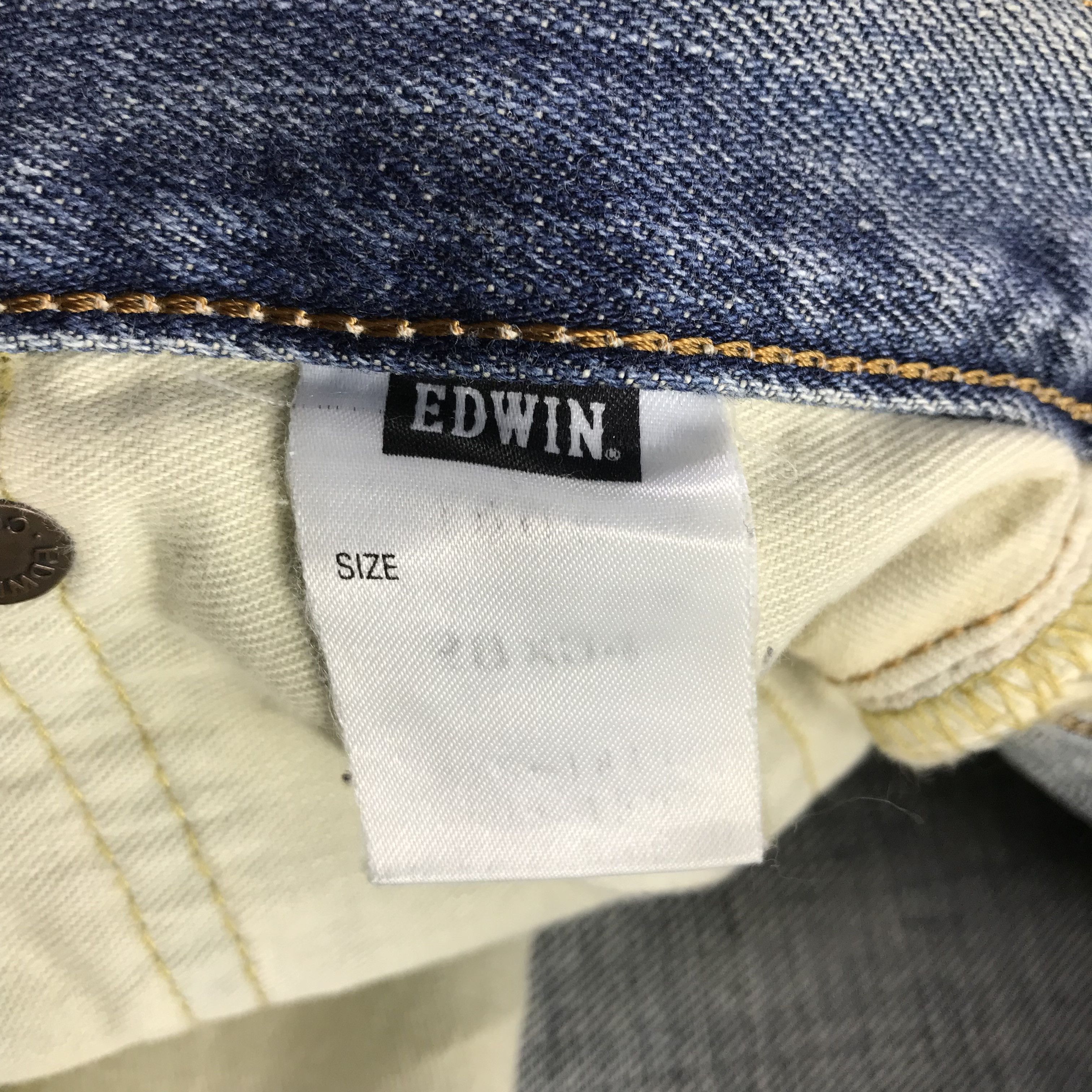 Edwin Distress Edwin 505 Redlne Jeans Selvedge Denim KJ3345 Size US 28 / EU 44 - 11 Thumbnail