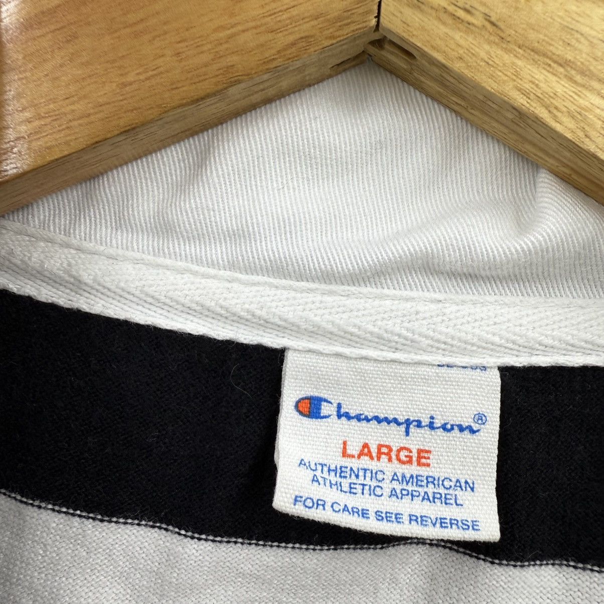 Champion Vintage Champion Stripes Big Green Numbers at back Size US M / EU 48-50 / 2 - 5 Thumbnail