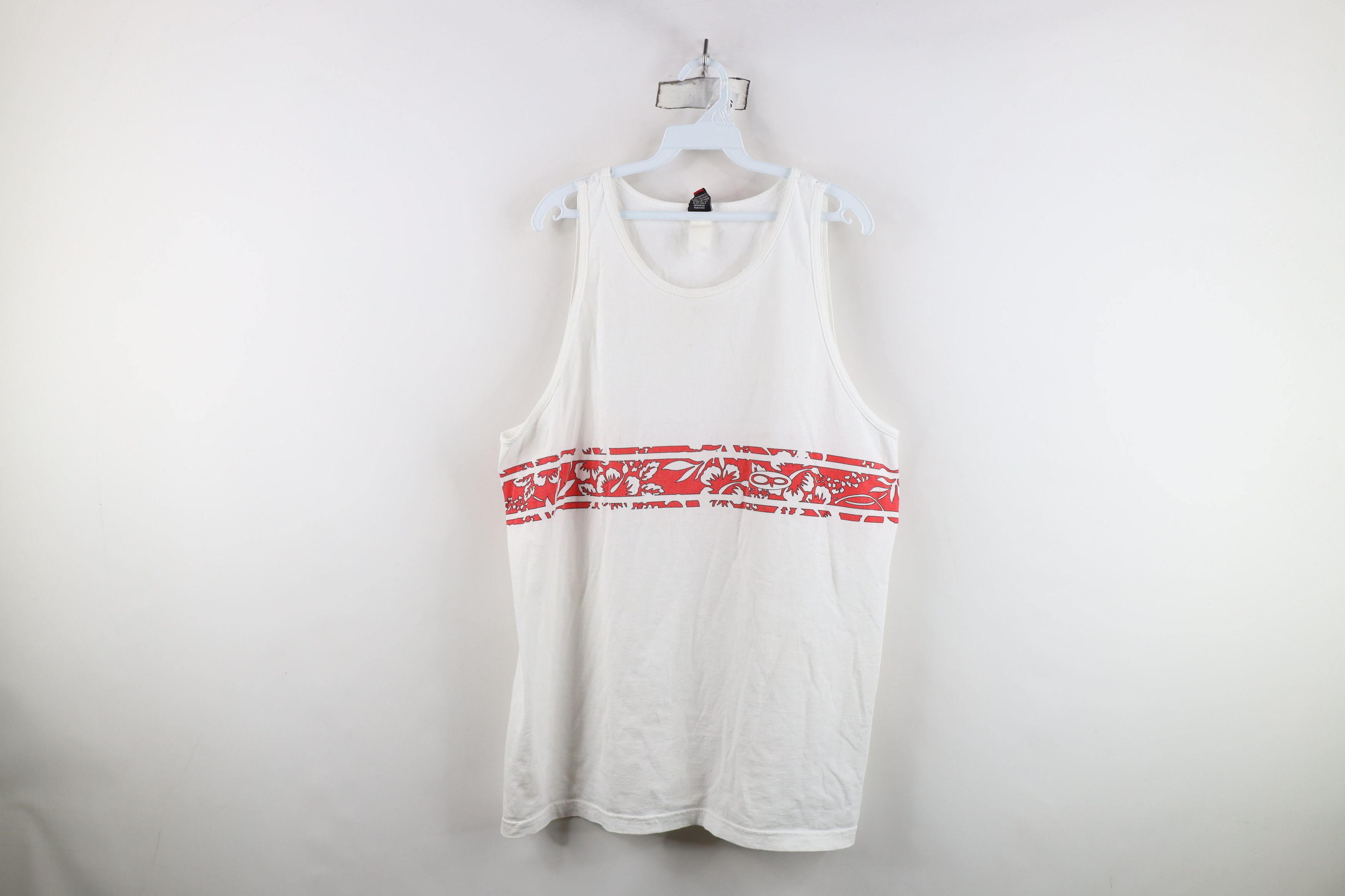 Ocean Pacific Vintage 90s Ocean Pacific OP Surfing Flower Tank Top T-Shirt Size US L / EU 52-54 / 3 - 1 Thumbnail