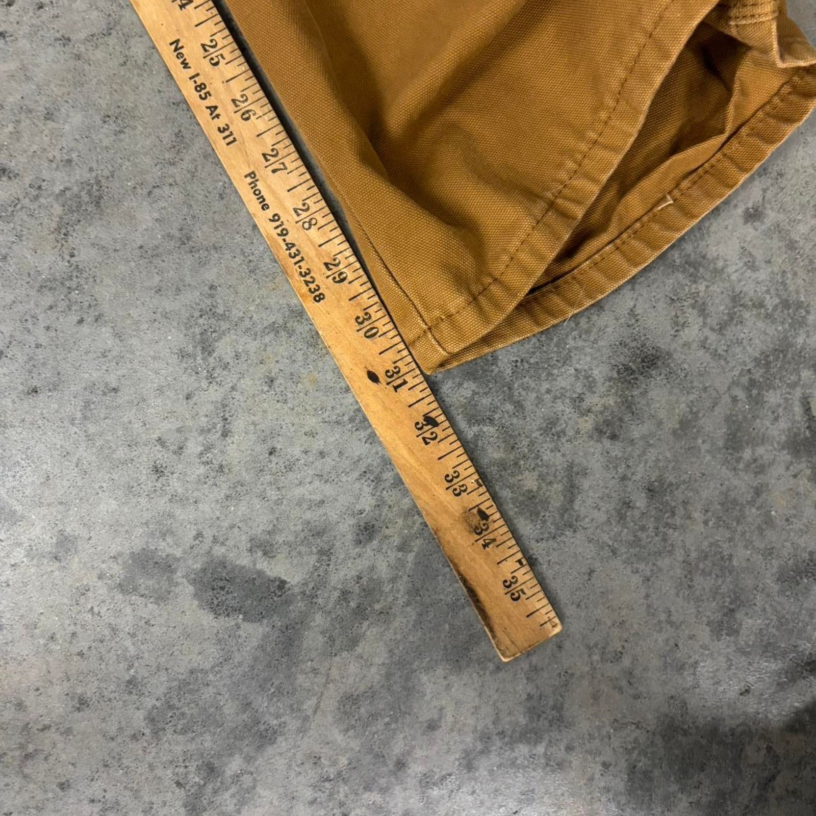 Dickies Vintage Dickies Baggy Tan Canvas Carpenter pants Size US 42 / EU 58 - 4 Thumbnail