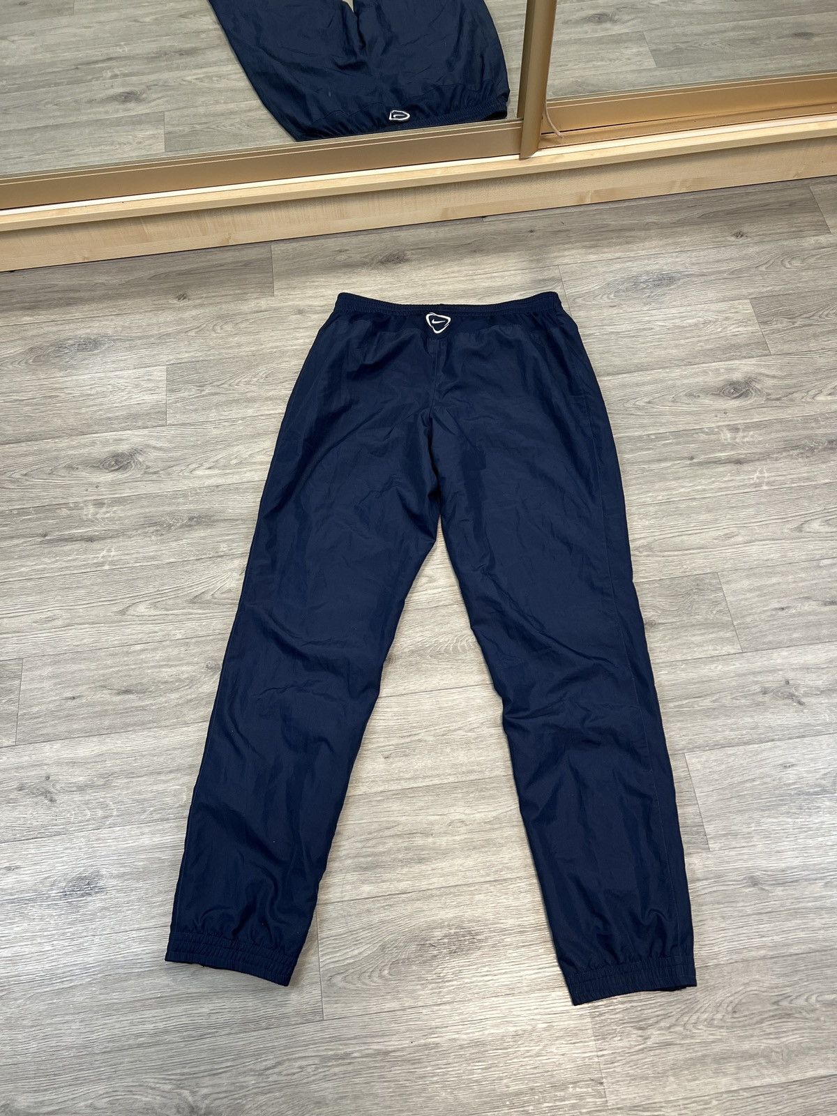 Nike Nike Dri-Fit Vintage Navy Blue Track Pants Swoosh Logo SizeM Size US 32 / EU 48 - 7 Thumbnail