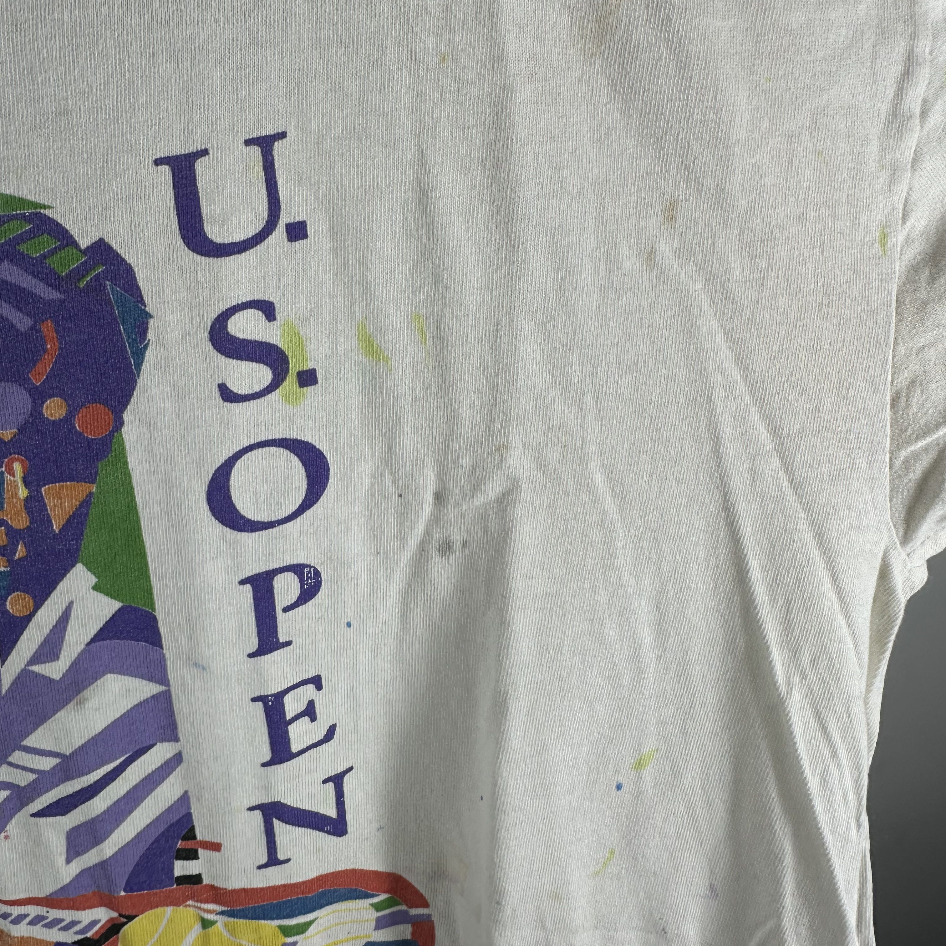 Vintage 1994 US Open Tennis Championship Single Stitch T-shirt Size US XL / EU 56 / 4 - 4 Thumbnail