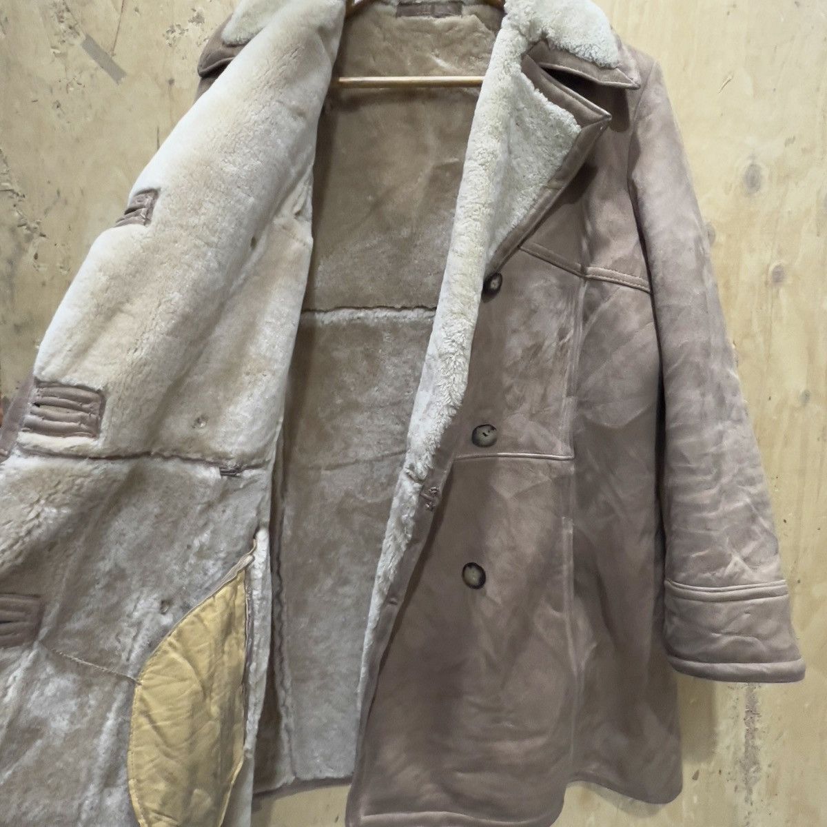 Vintage Sheepskin Leather Long Jacket Size S / US 4 / IT 40 - 10 Thumbnail