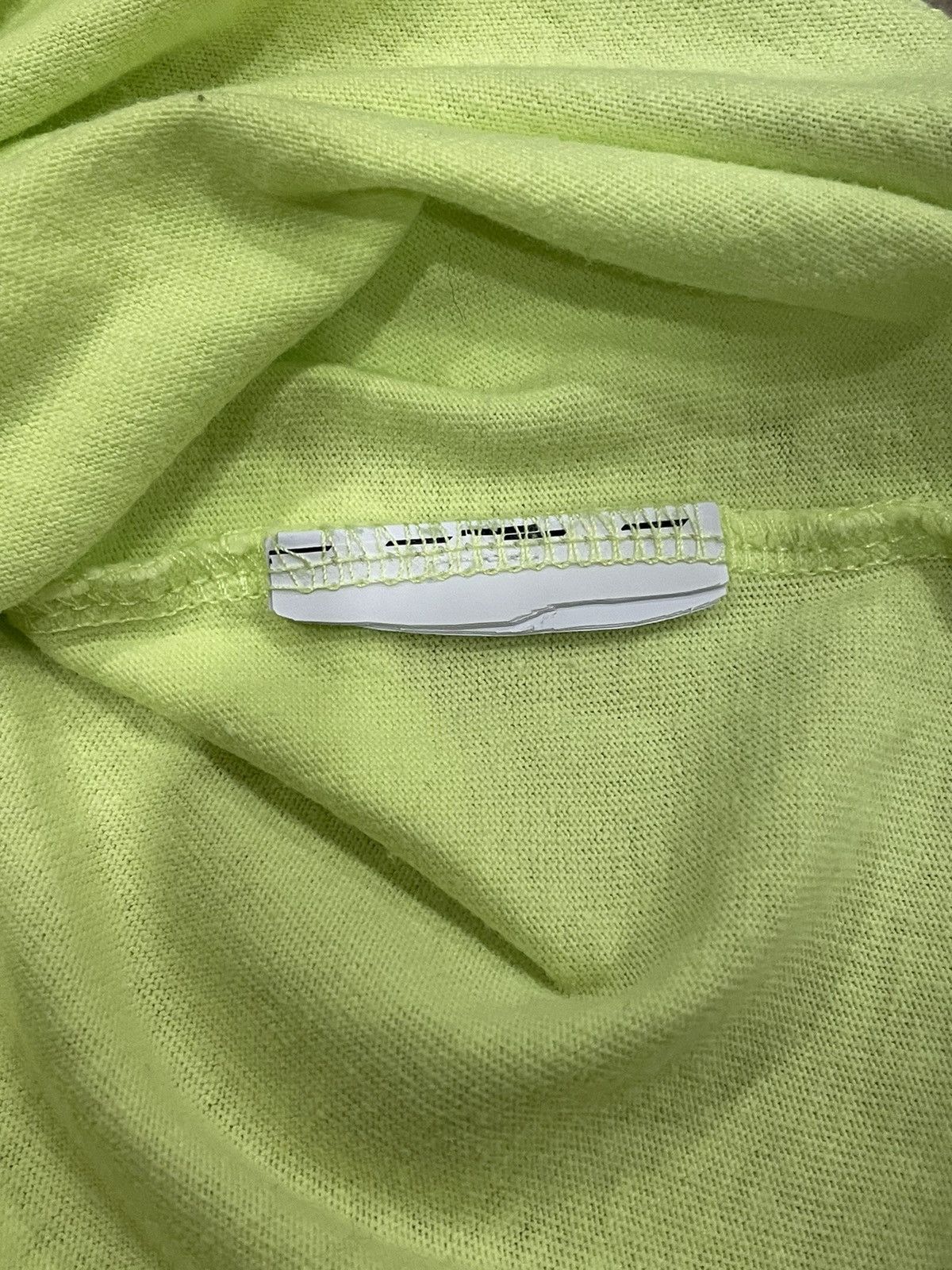Off-White RARE Off-White Rationalism Neon Green Logo Tee Size US M / EU 48-50 / 2 - 9 Thumbnail