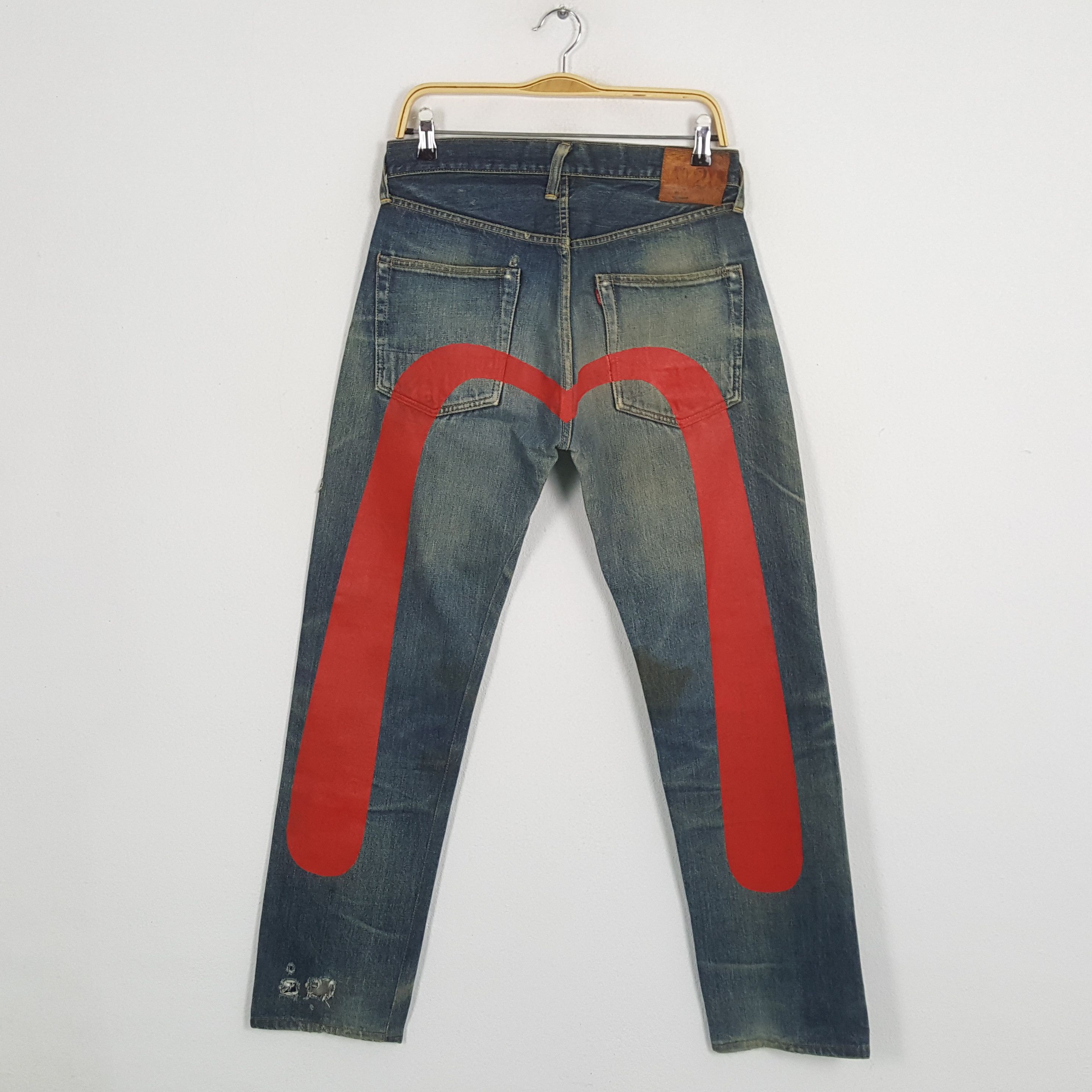 Evisu × Japanese Brand × Vintage Vintage EVIS Japanese Brand Daicock Custom Style Jeans Size US 29 - 1 Thumbnail