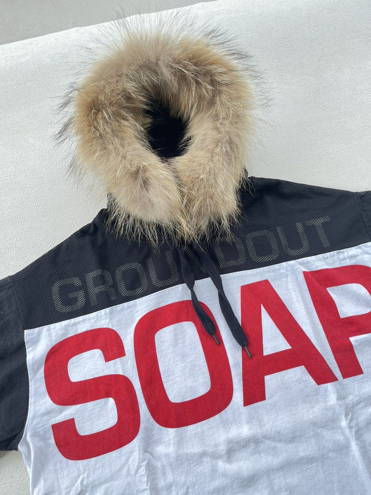 Hysteric Glamour DEDICATE SOAR SICK POEM FUR HOODIE IFSIX LGB STYLE Size US L / EU 52-54 / 3 - 9 Thumbnail