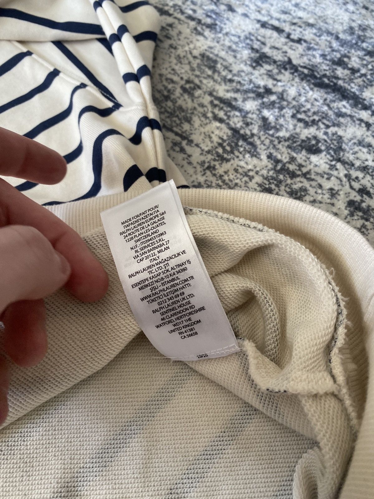 Ralph Lauren Ralph lauren Striped French Terry oversize Hoodie Size XL / US 12-14 / IT 48-50 - 5 Thumbnail