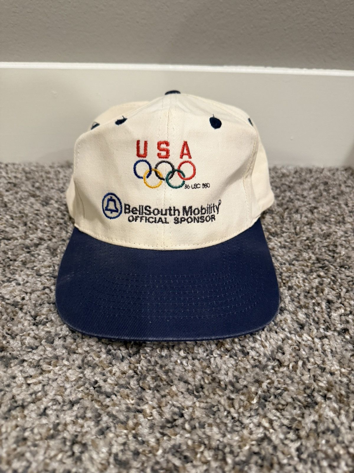 Other Vintage USA Olympics hat SnapBack retro cap Size ONE SIZE - 1 Thumbnail