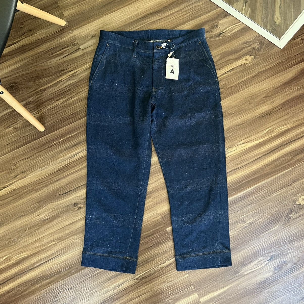 Japanese Brand 2000s Summer INC Hysteric Glamour Style Baggy Stripe Pants Size US 33 - 1 Thumbnail