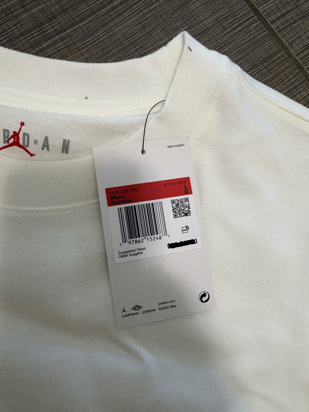 Jordan Brand Nigel Sylvester Bike Air Tee Size US L / EU 52-54 / 3 - 3 Thumbnail