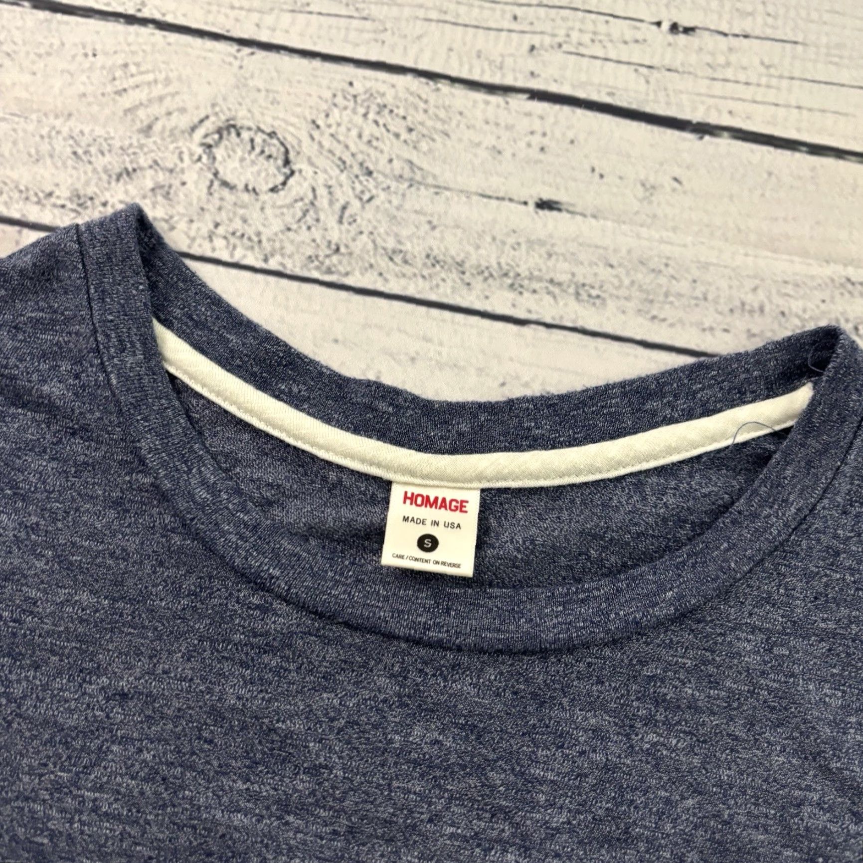 Vintage Homage Short Sleeve T-Shirt Women's Small Blue USA Shirt Size S / US 4 / IT 40 - 2 Thumbnail