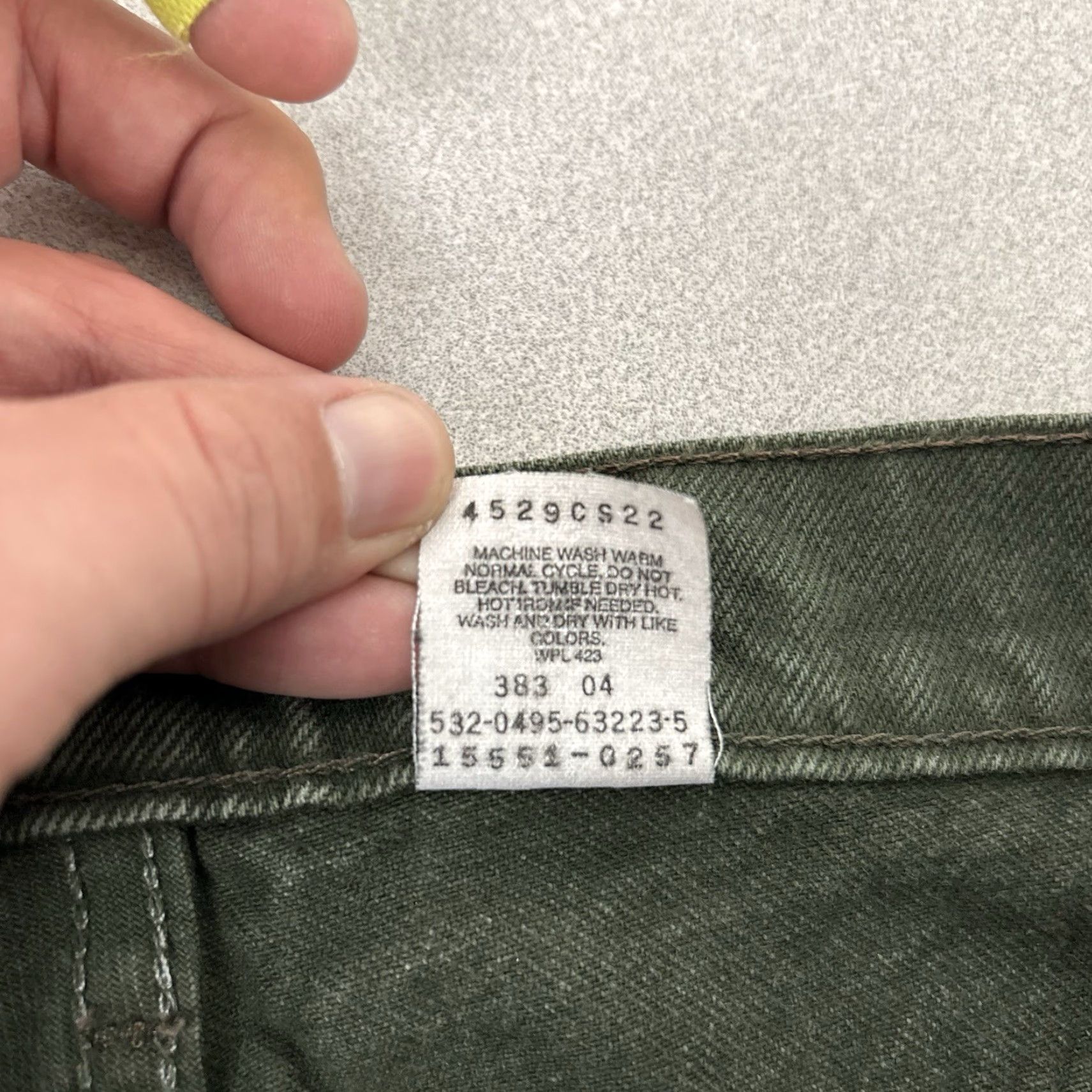 Levi's VTG Levi's 551 Relaxed Tapered Leg Denim Jeans Green MADE IN USA Womens 12 Med Jeans 90s Retro USA Mom Size 34" / US 12 / IT 48 - 5 Thumbnail