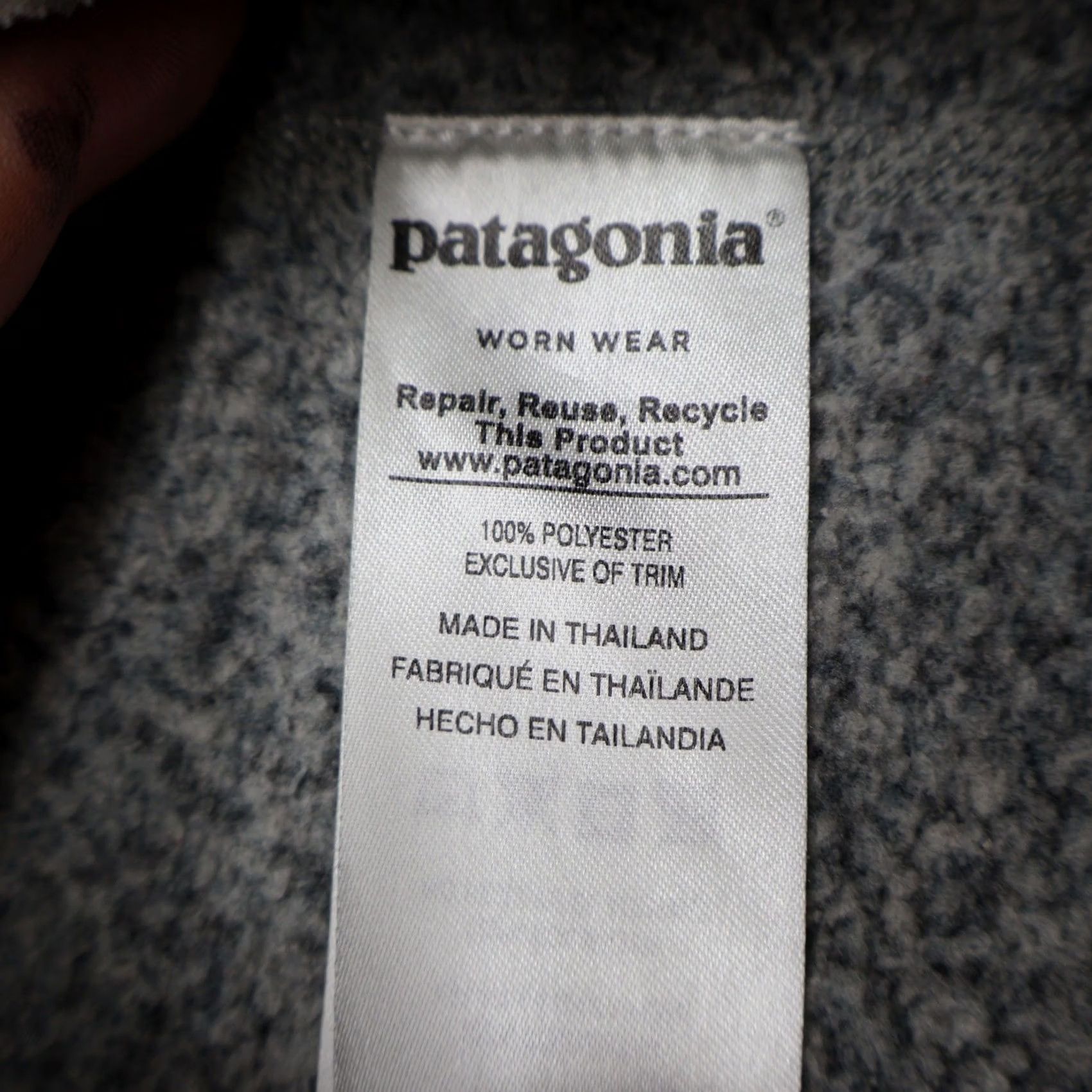 Patagonia Patagonia Sweatshirt Mens XL Grey Better Sweater Fleece Knit 1/4 Zip Pullover Size US XL / EU 56 / 4 - 7 Thumbnail