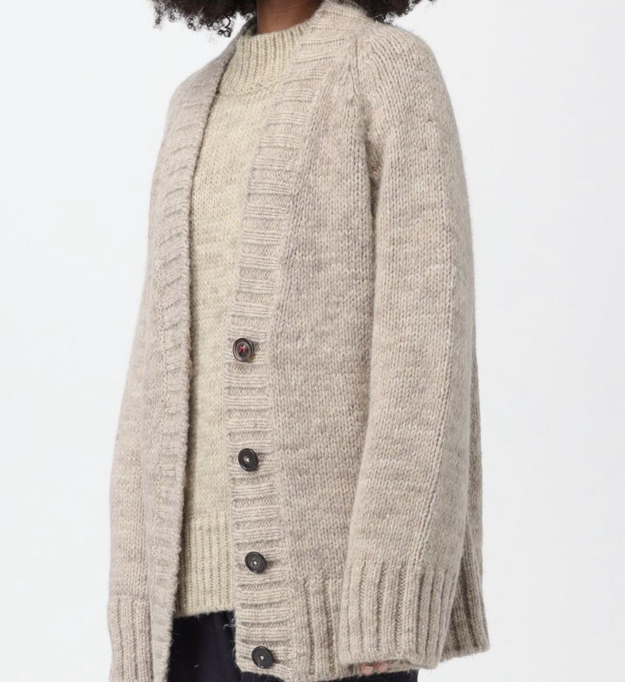 Maison Margiela RARE GRAIL Maison Margiela chunky Italian cardigan Size US XL / EU 56 / 4 - 6 Thumbnail