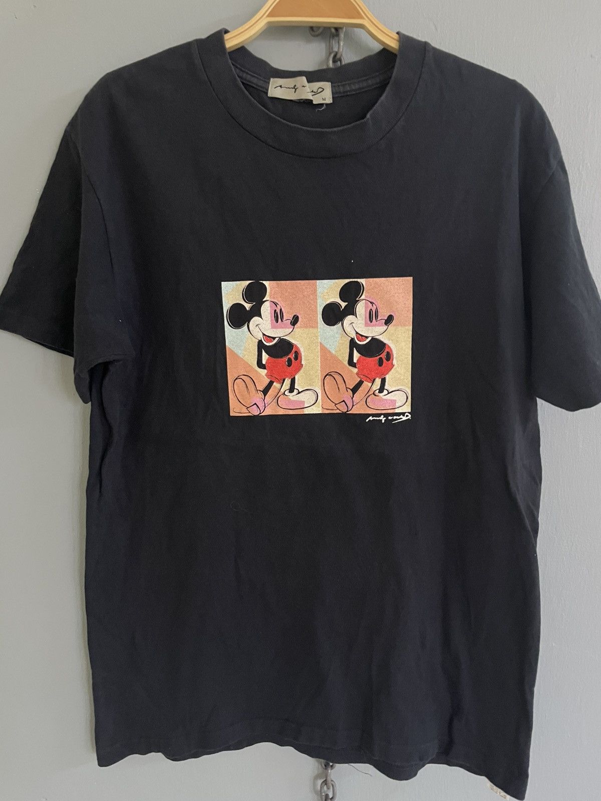 Andy Warhol Vintage 90s Andy Warhol Mickey Mouse t shirt Size US M / EU 48-50 / 2 - 3 Thumbnail