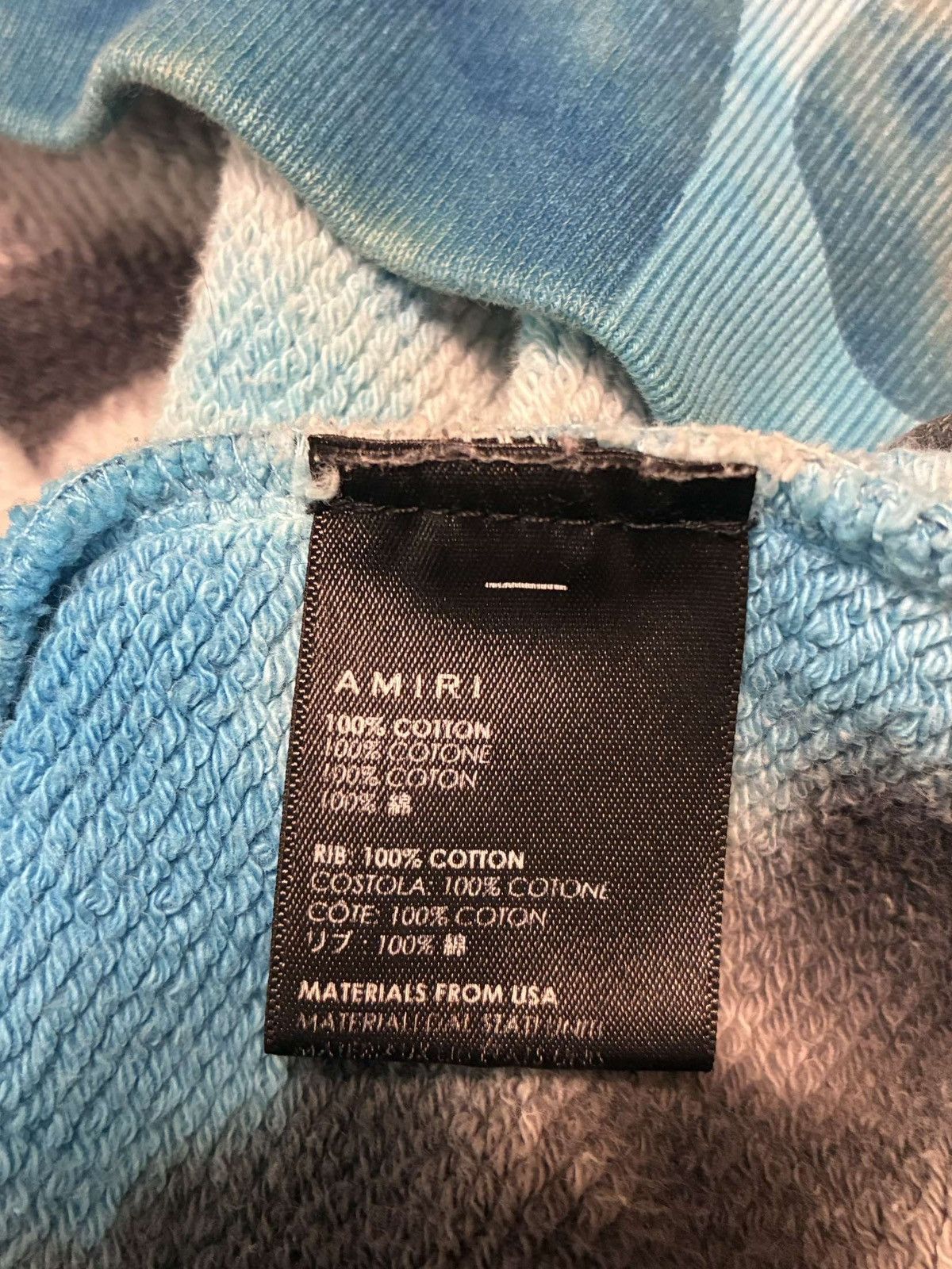 Amiri Amiri Blue Tie Dye Hoodie Size US XS / EU 42 / 0 - 5 Thumbnail