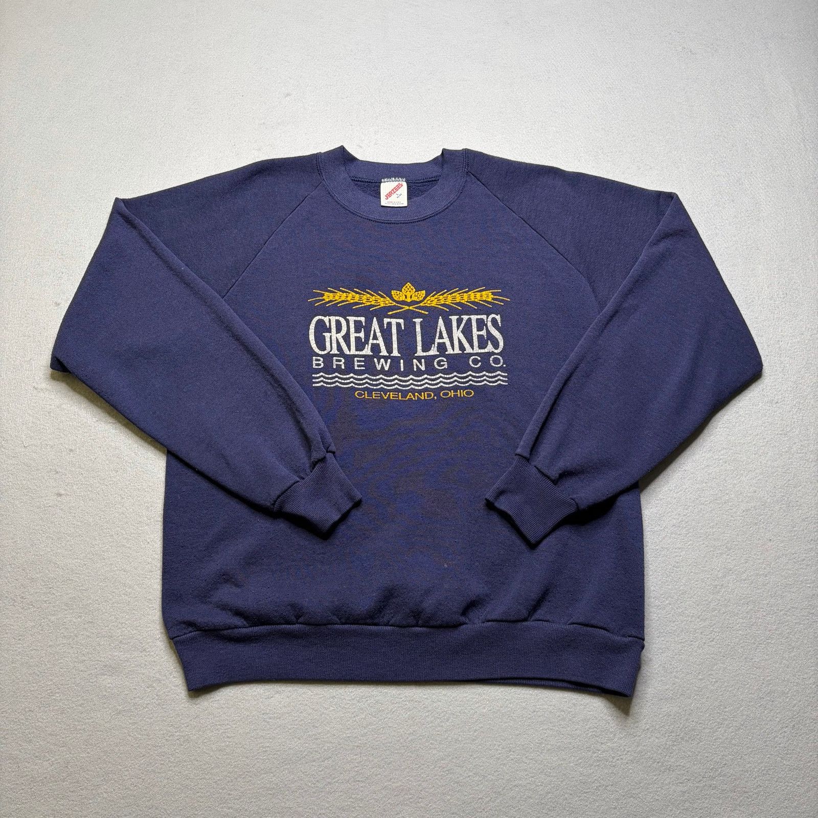 Jerzees Vintage Great Lakes Brewing Co Crewneck Sweatshirt USA Large Size US L / EU 52-54 / 3 - 1 Thumbnail