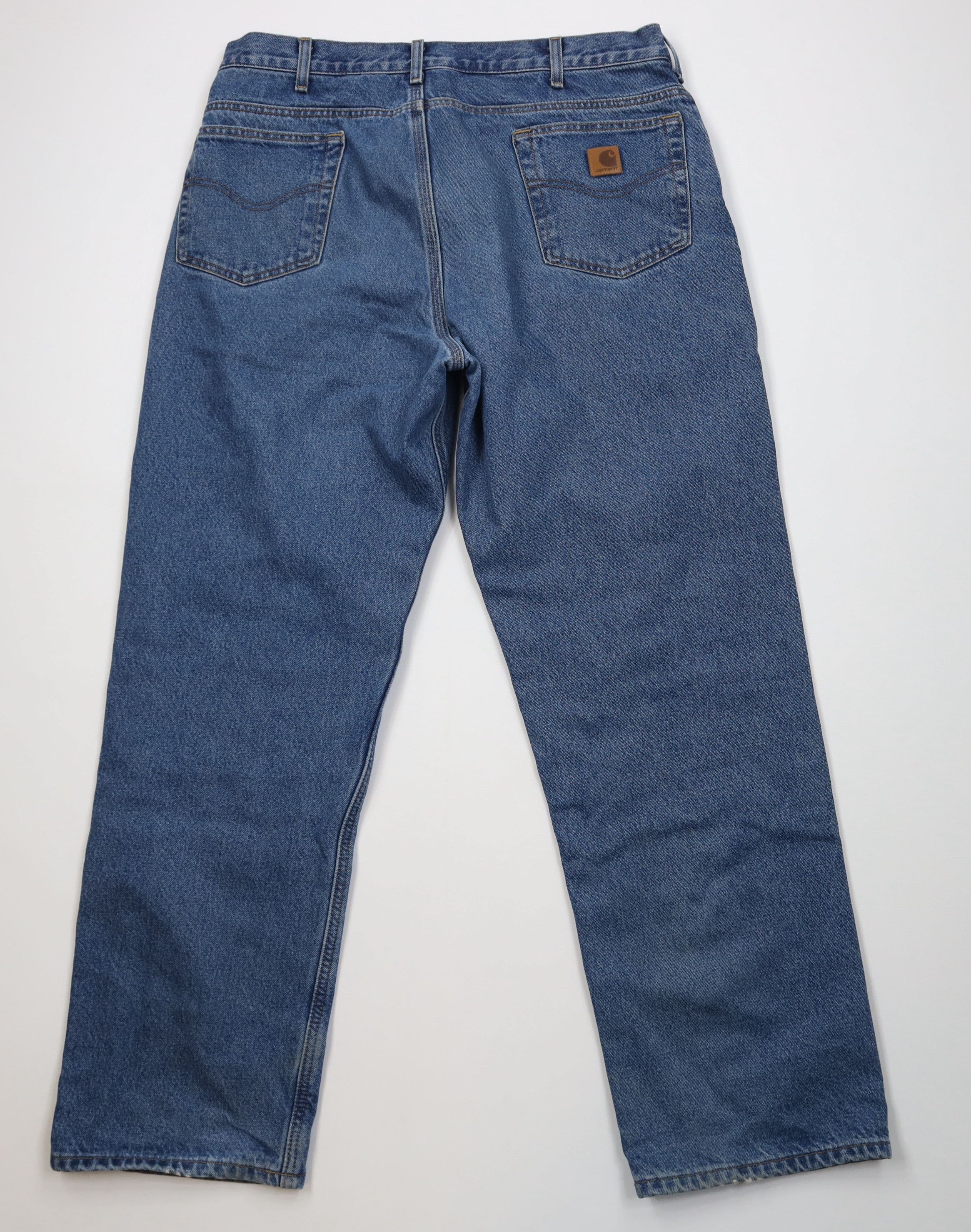 Carhartt Vintage Y2K Carhartt Flannel Lined Relaxed Wide Leg Jeans Size US 36 / EU 52 - 13 Thumbnail