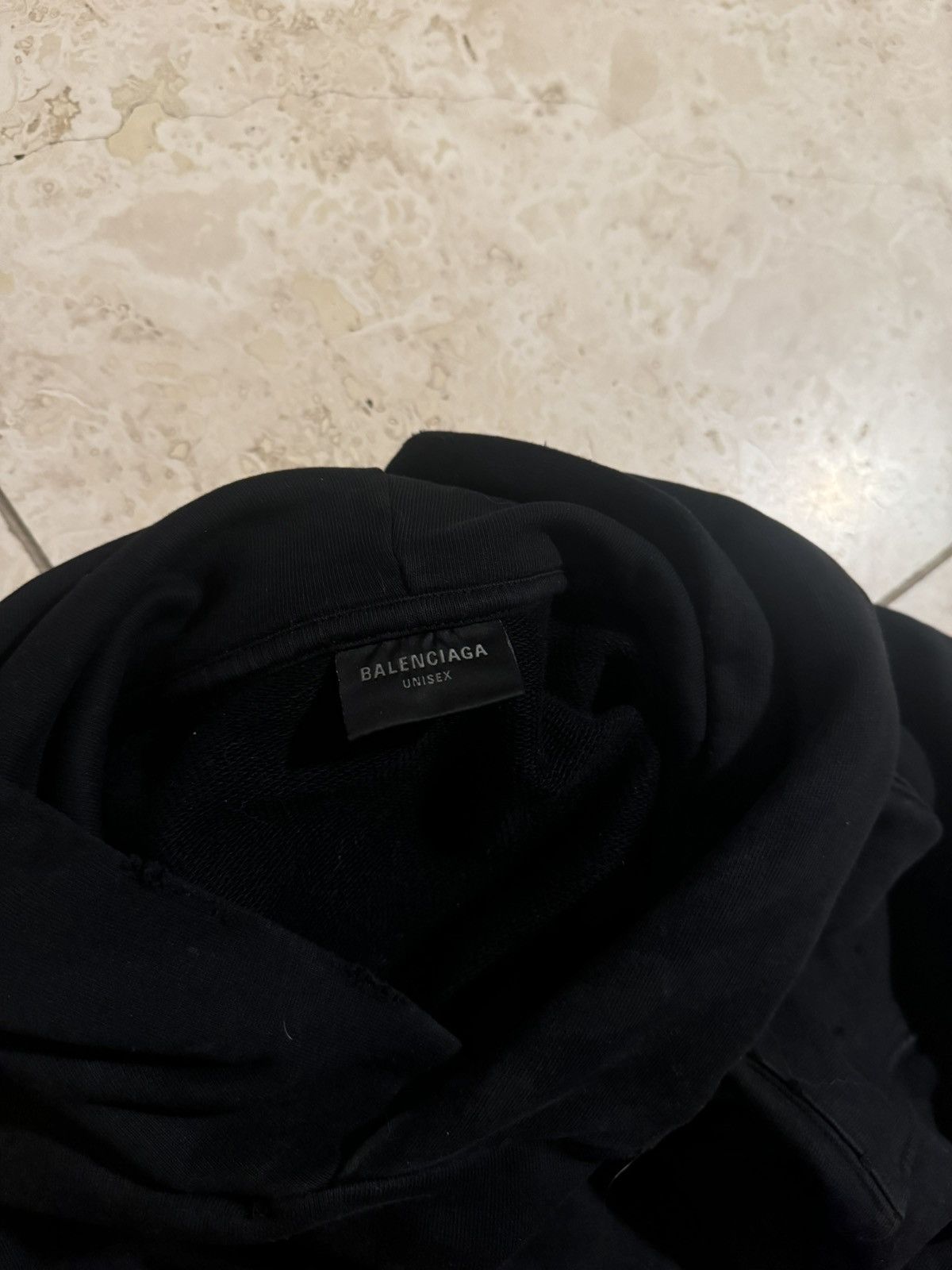 Balenciaga Balenciaga Distressed Paris Moon Hoodie Size US M / EU 48-50 / 2 - 6 Thumbnail