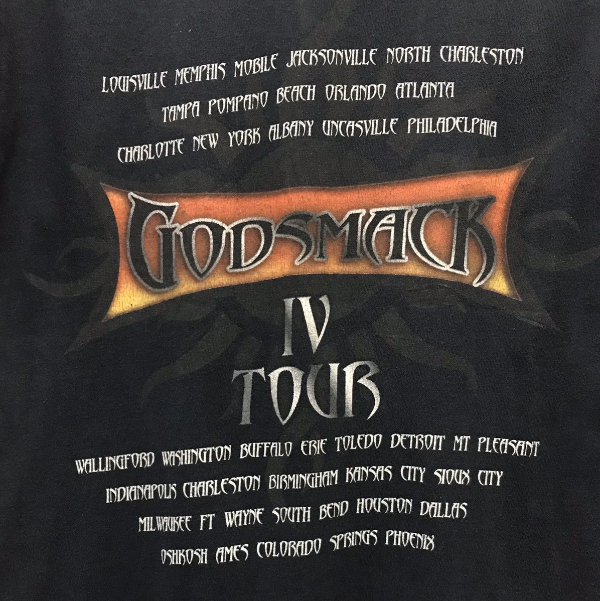 Anvil × Band Tees Vintage Anvil Rock Band Godsmack IV Tour Shirt Size US M / EU 48-50 / 2 - 4 Thumbnail