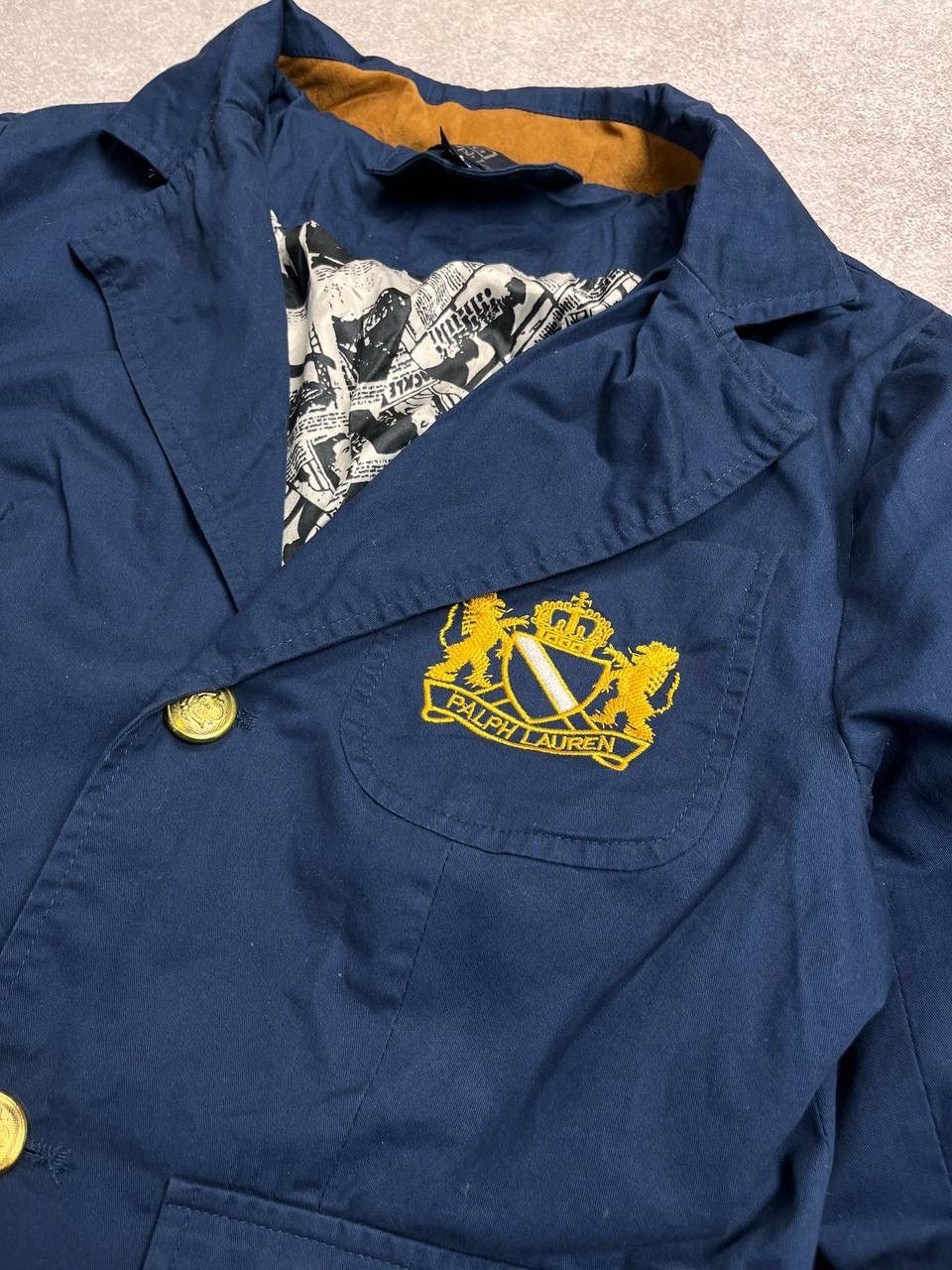 Polo Ralph Lauren Vintage Polo Ralph Lauren Blue Blazer Jacket L Size 50L - 4 Thumbnail
