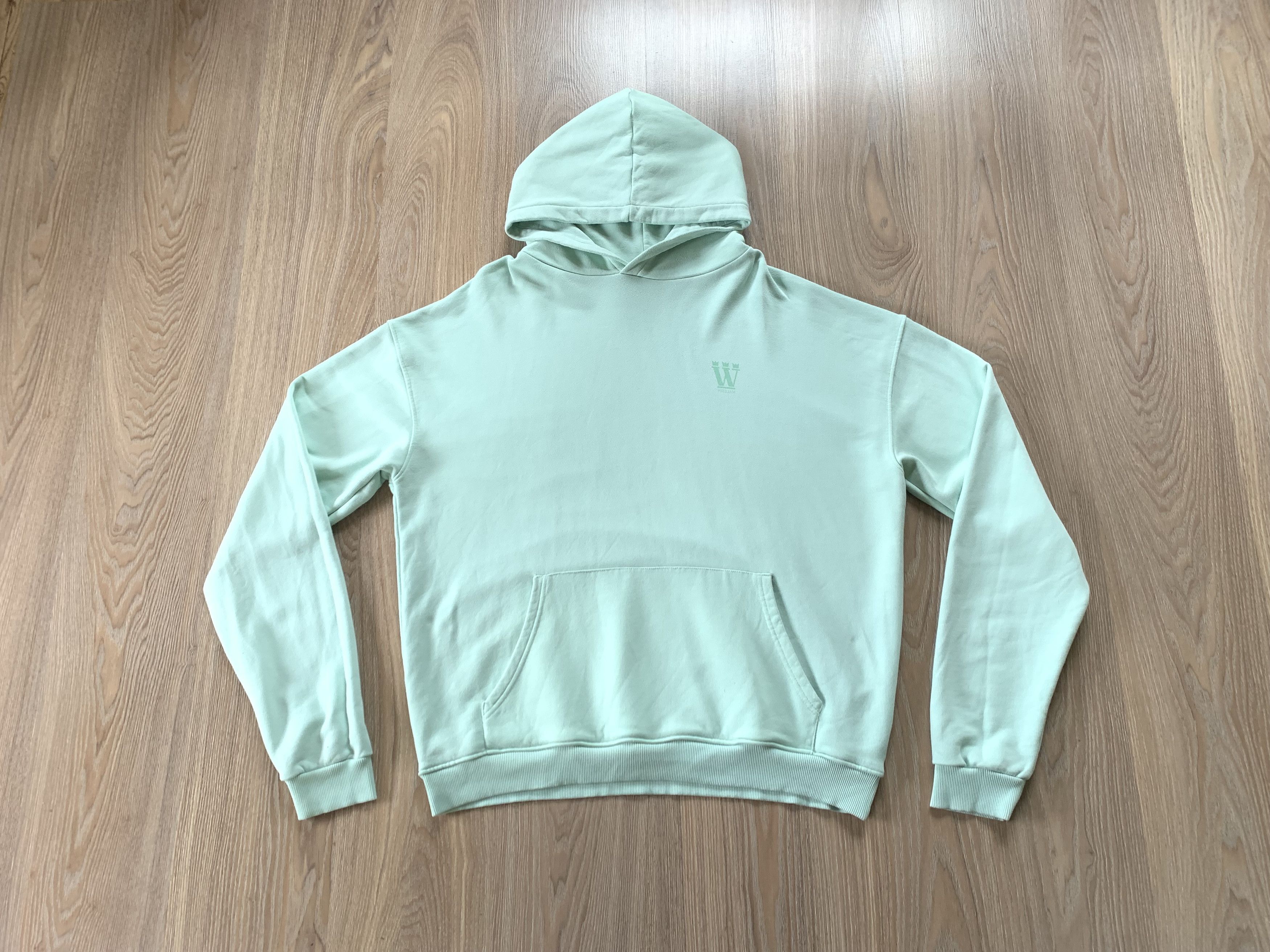 Designer William Cotton Turqouise Heavy Hoodie Size US XL / EU 56 / 4 - 1 Thumbnail