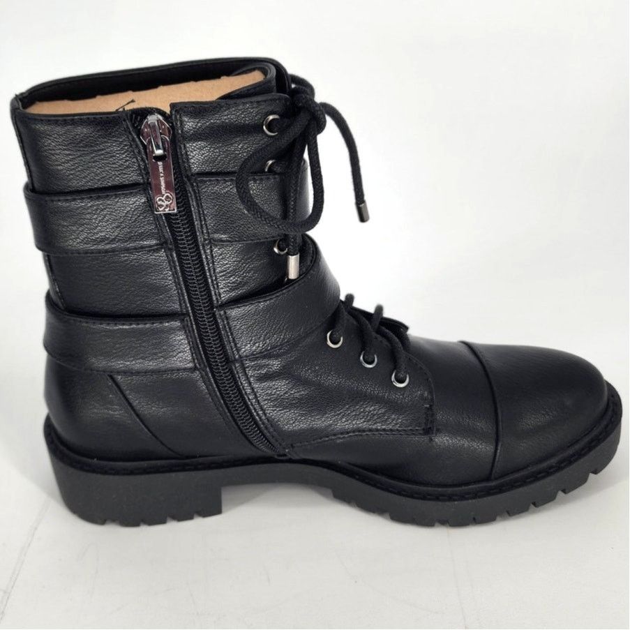 Jessica Simpson Jessica Simpson Kerina Black Fashion Combat Boots Size 7M Size US 7 / IT 37 - 10 Thumbnail