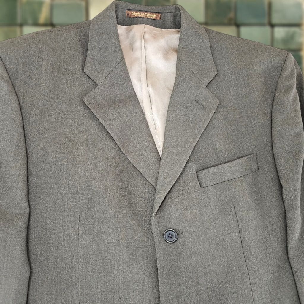 Ralph Lauren VINTAGE Ralph Lauren Polo University Club Blazer Mens 42R Green Wool 3-Button Single-Breasted Jacket Size US XL / EU 56 / 4 - 1 Thumbnail