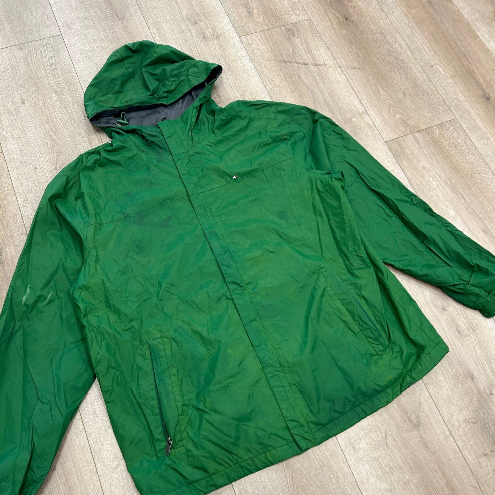 Tommy Hilfiger Tommy Hilfiger lightweight waterproof rain jacket Green XL Size US XL / EU 56 / 4 - 2 Thumbnail