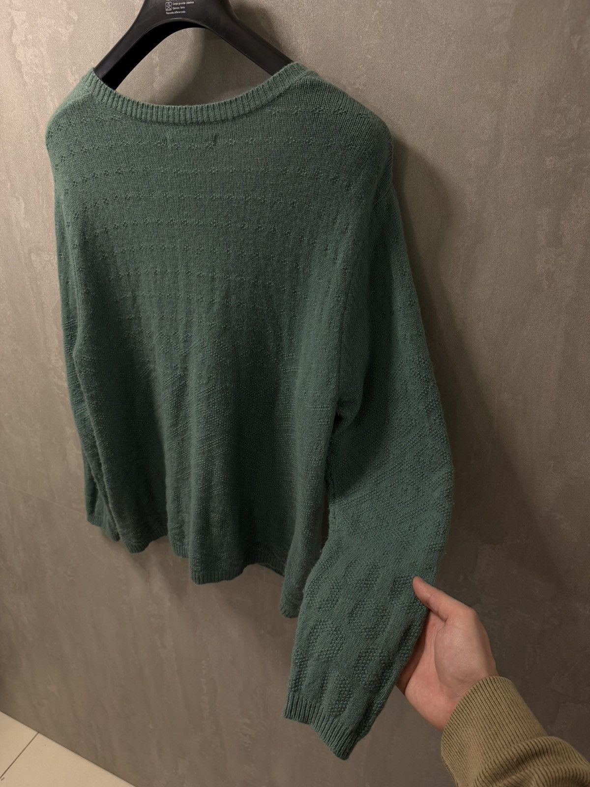 Gudrun Sjoden Gudrun Sjoden Green Wool Cardigan Sweater Size L Size L / US 10 / IT 46 - 8 Thumbnail