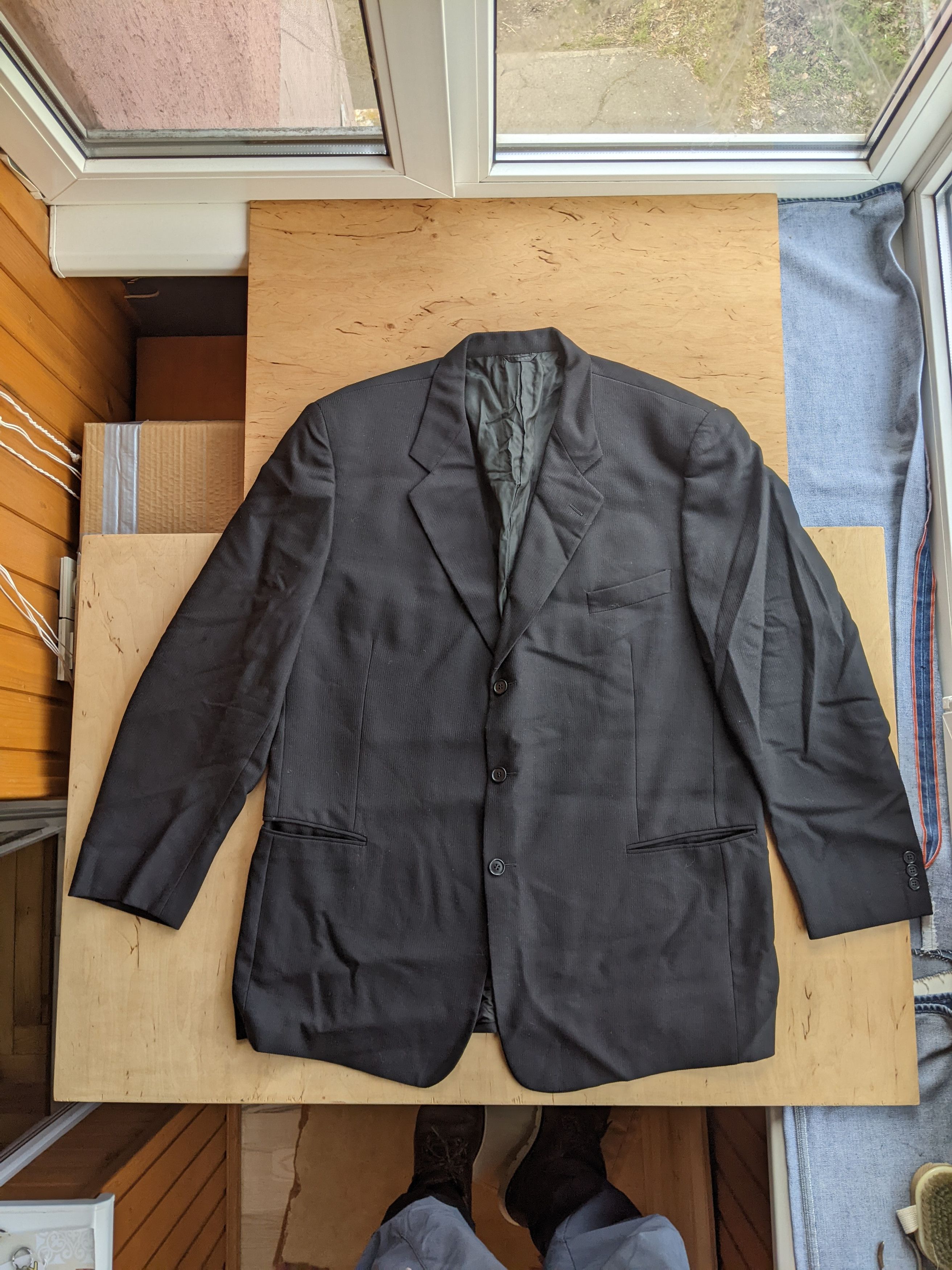 Cerruti 1881 Cerruti 1881 Vintage Wool Blazer Saint Laurent Giorgio Arman Size 54R - 2 Thumbnail