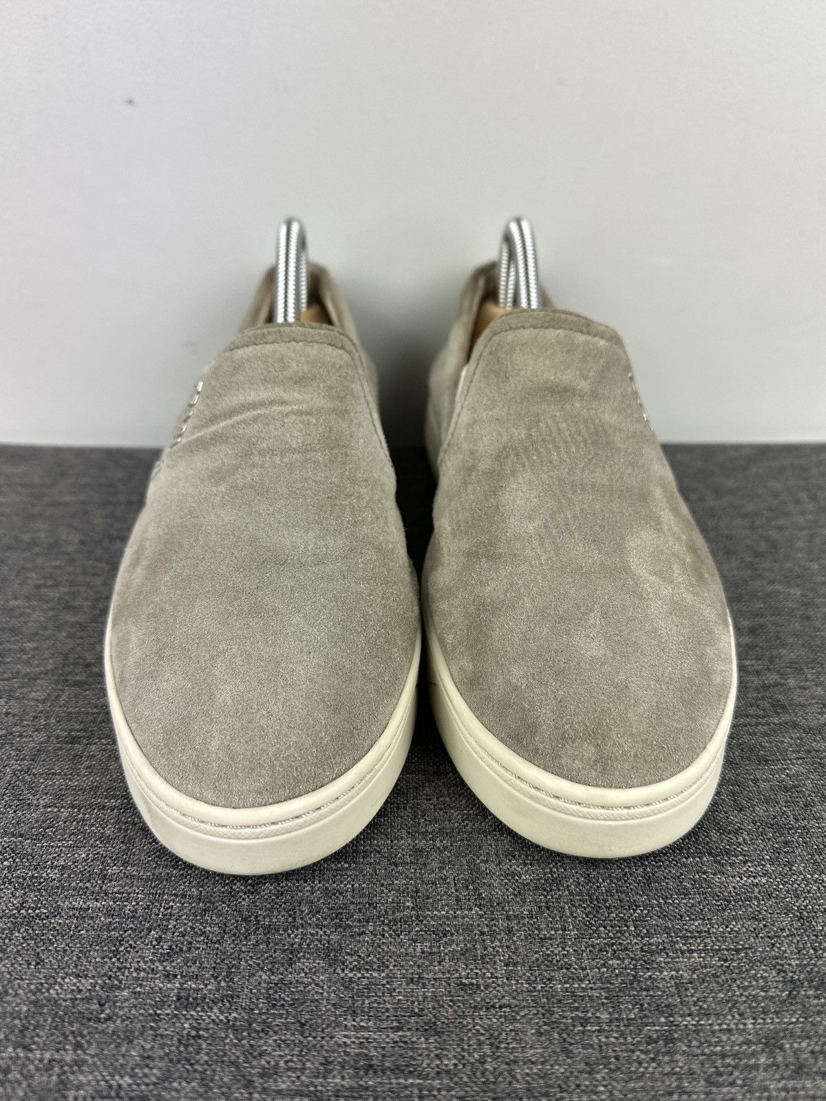 Prada Prada Women’s Suede Slip On Logo Shoes Loafers Moccasins Size US 7.5 / IT 37.5 - 4 Thumbnail
