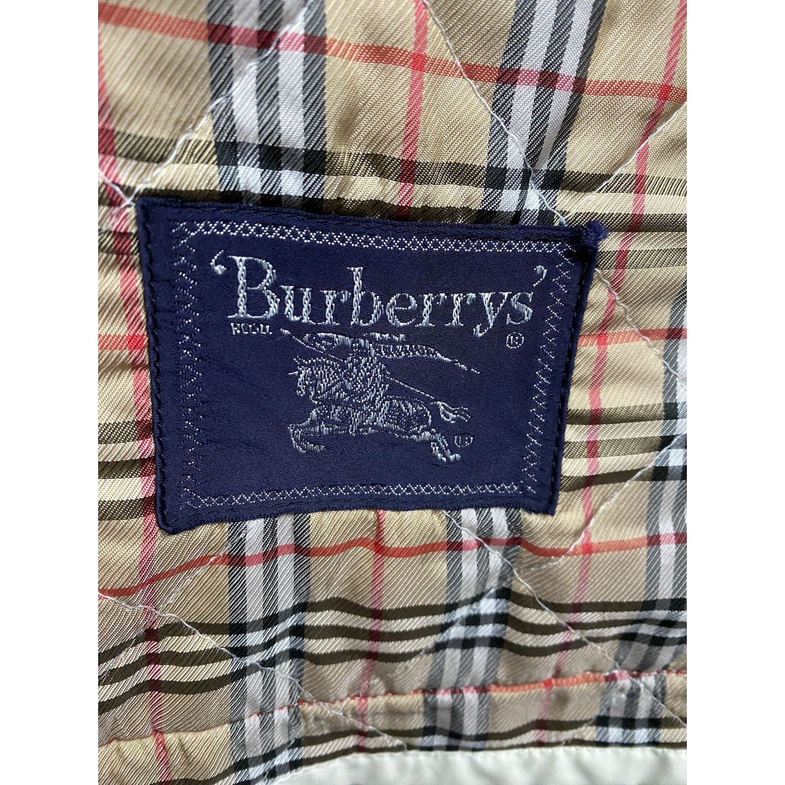 Burberry Burberry Nova Check Vintage Women's White Beige Quilted Jack Size XS / US 0-2 / IT 36-38 - 13 Thumbnail