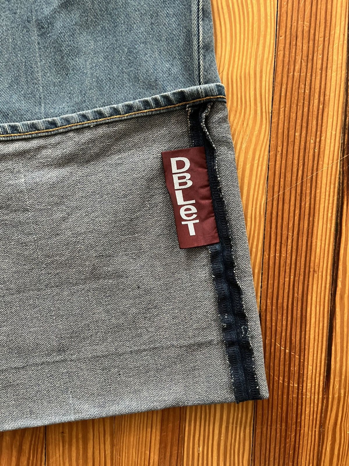 Doublet Doublet Recycle Denim Baggy Cuffed Pants Blue Size US 34 / EU 50 - 5 Thumbnail