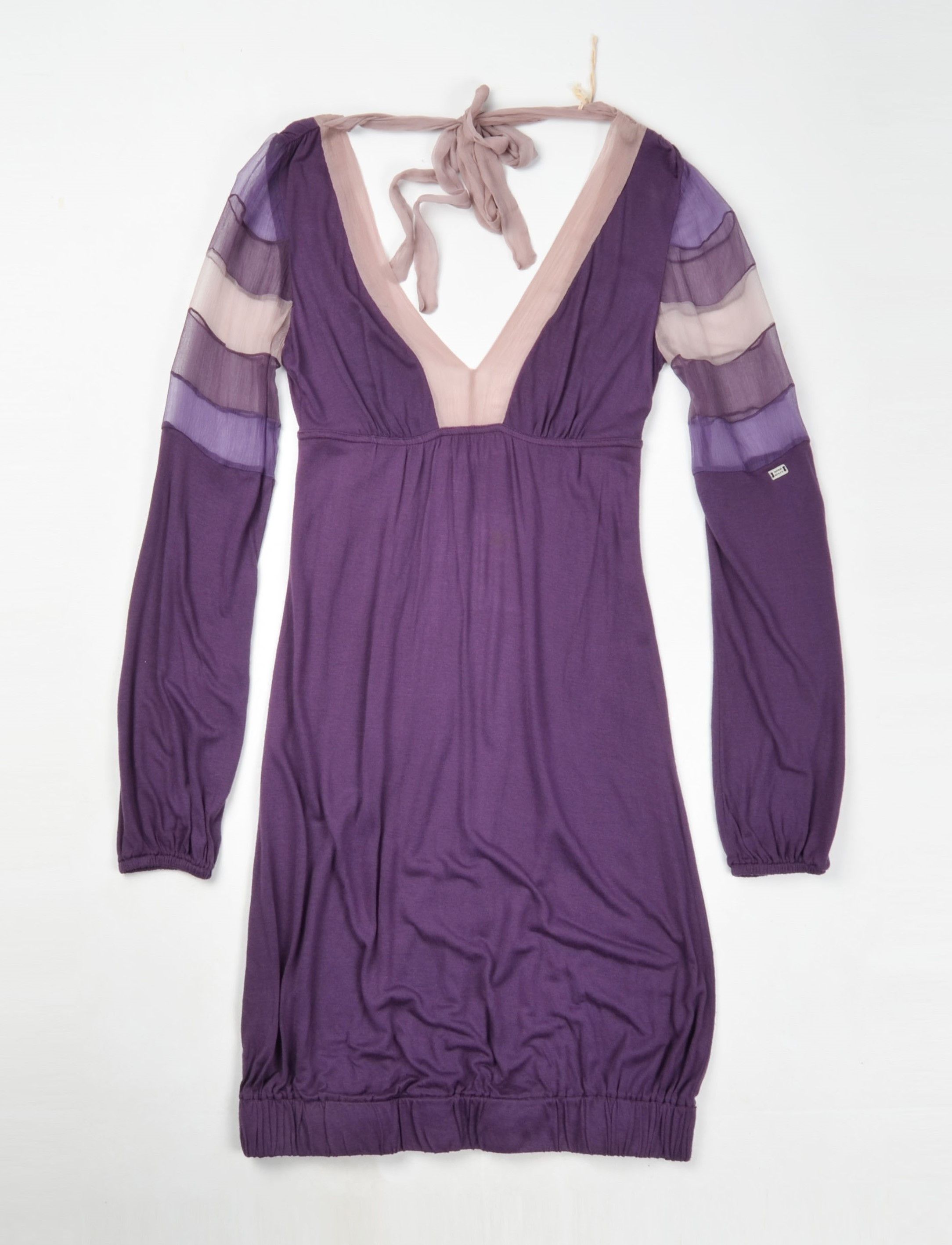 Designer × Miss Sixty Miss Sixty Vintage Y2K Coquette Fairy Mesh Sleeves Dress Size S / US 4 / IT 40 - 4 Thumbnail