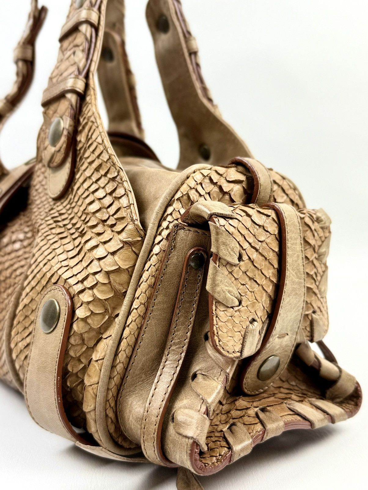 Chloe Chloe - Phoebe Philo - 04 - Brown - Python Skin - Silverado Size ONE SIZE - 12 Thumbnail