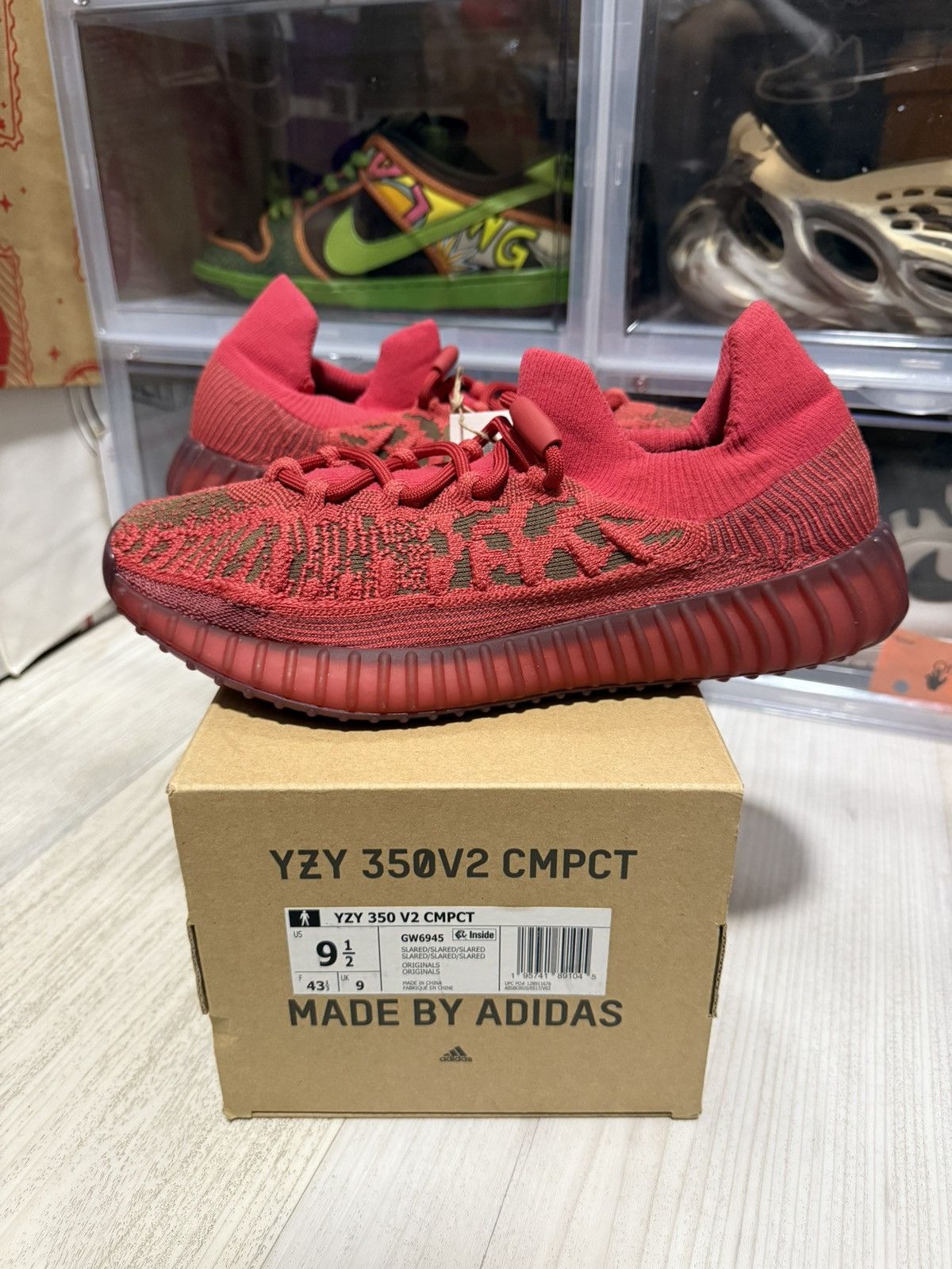 Adidas Yeezy 350 V2 CMPCT Slate Red
