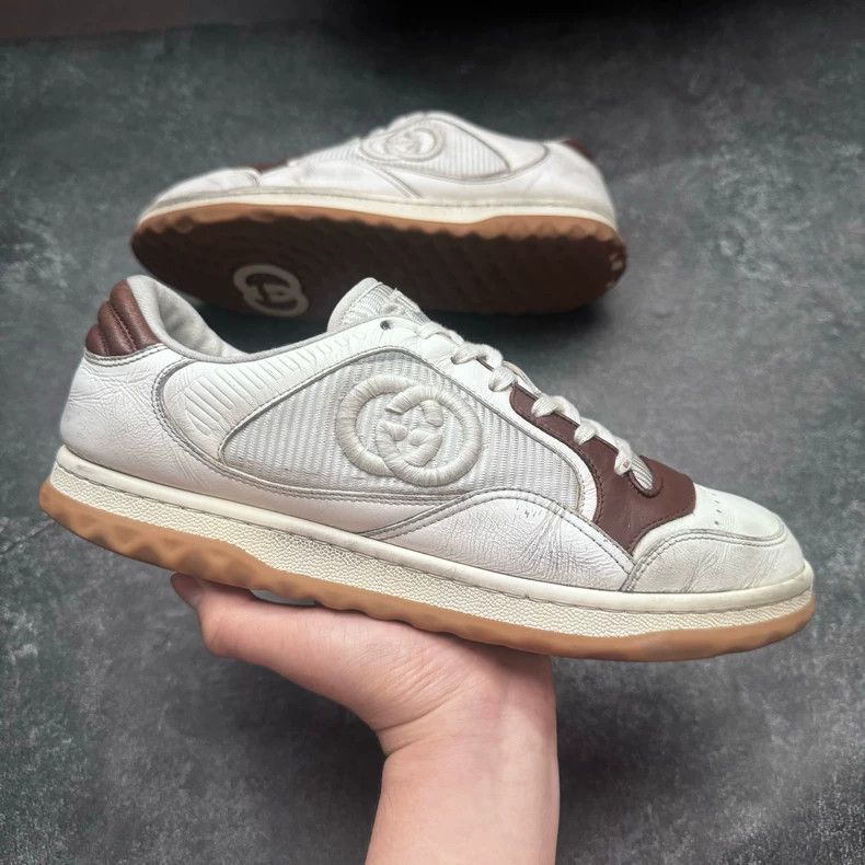 Gucci gucci distressed mac80 sneakers in white-dmc Size US 11 / EU 44 - 1 Thumbnail