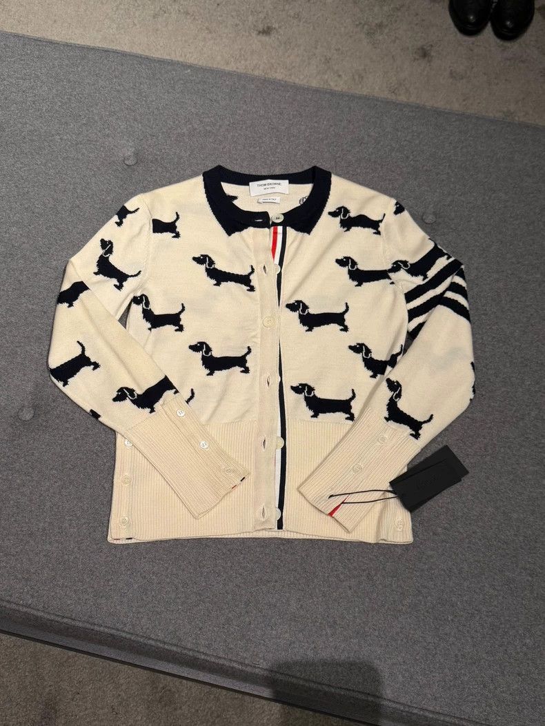 Thom Browne Thom Browne Rare women's dog four-bar cardigan jacket 2503 Size XS / US 0-2 / IT 36-38 - 3 Thumbnail