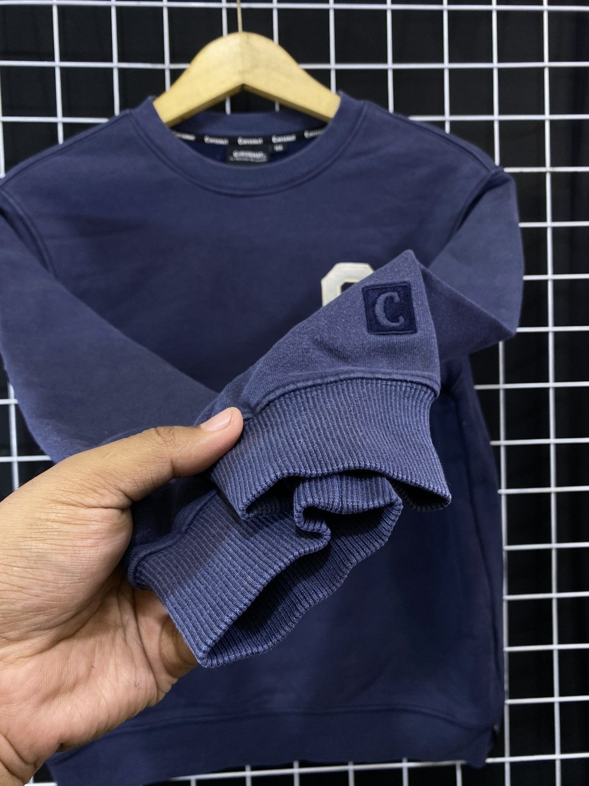 COVERNAT COVERNAT SWEATER SMALL LOGO NAVY Size S / US 4 / IT 40 - 3 Thumbnail