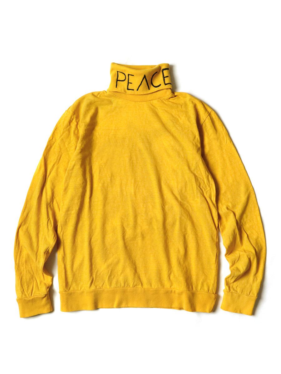 Kapital Kapital high neck PEACE embroidery Long Sleeve T-shirt Size US S / EU 44-46 / 1 - 1 Preview