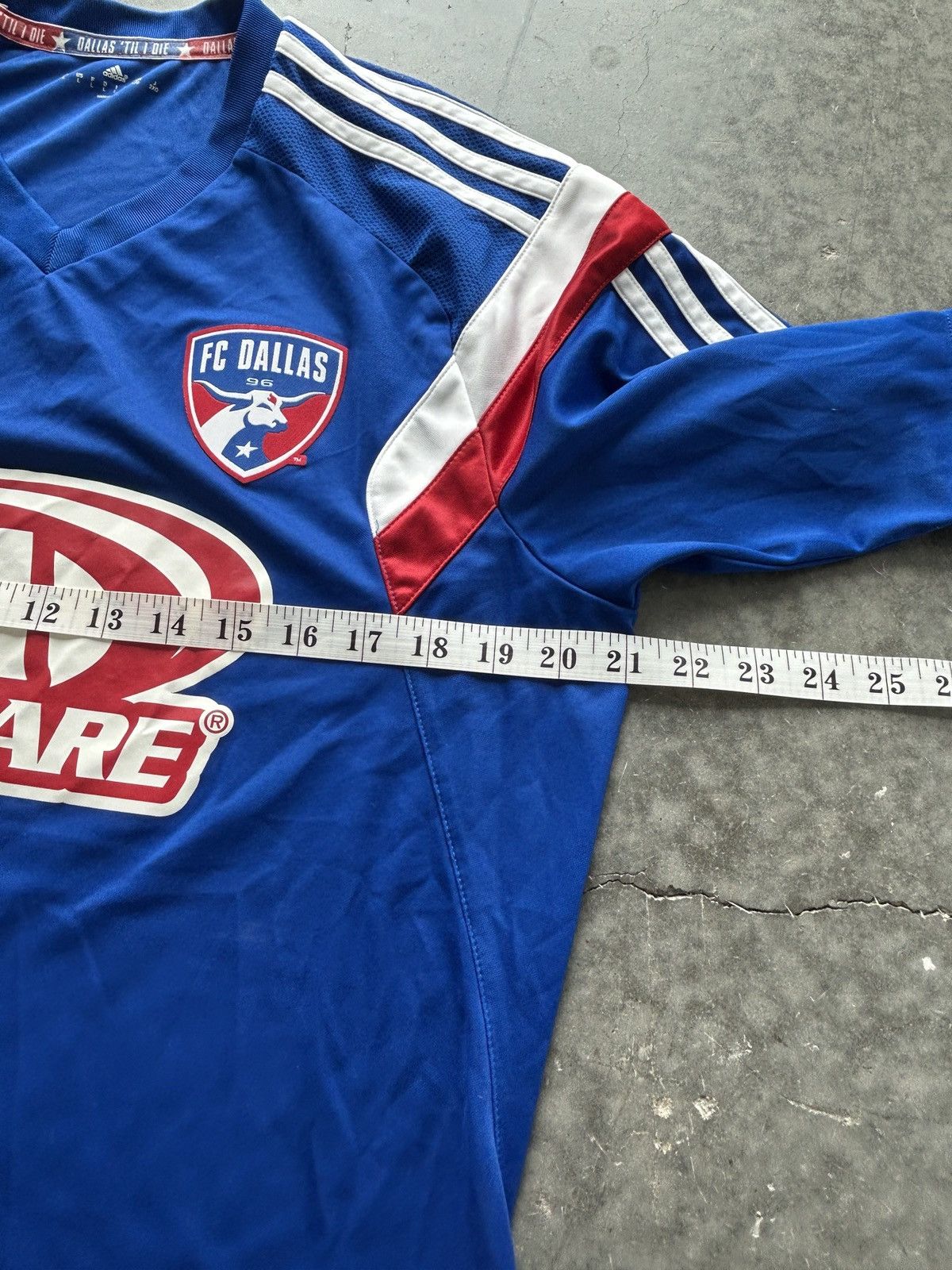 Adidas 2013 Adidas FC Dallas Soccer Jersey Size US L / EU 52-54 / 3 - 8 Thumbnail