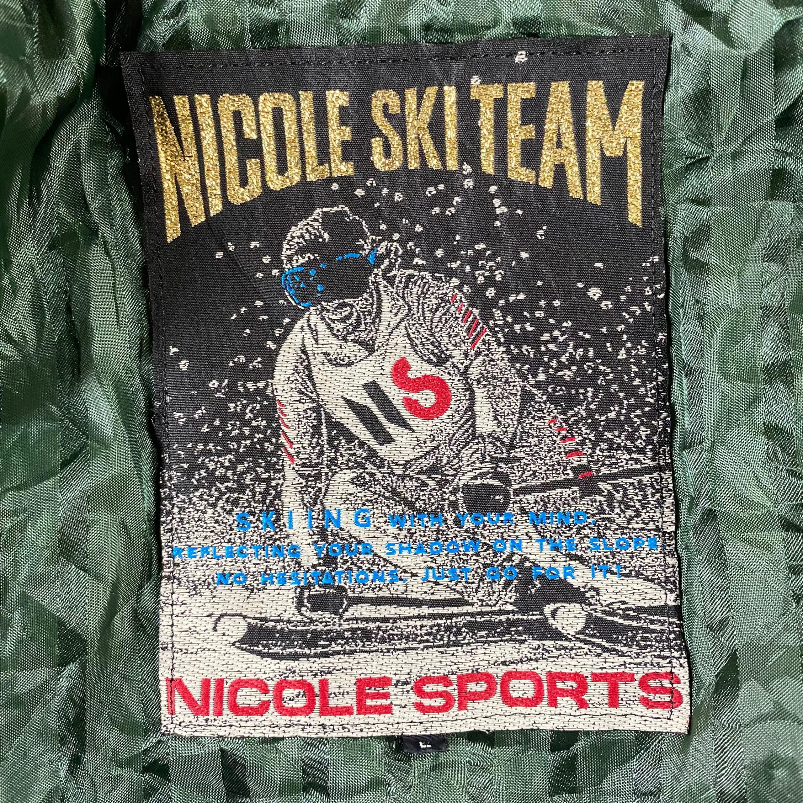 Nicole Club Vintage Nicole Sport Ski Team Jacket Size US L / EU 52-54 / 3 - 9 Thumbnail