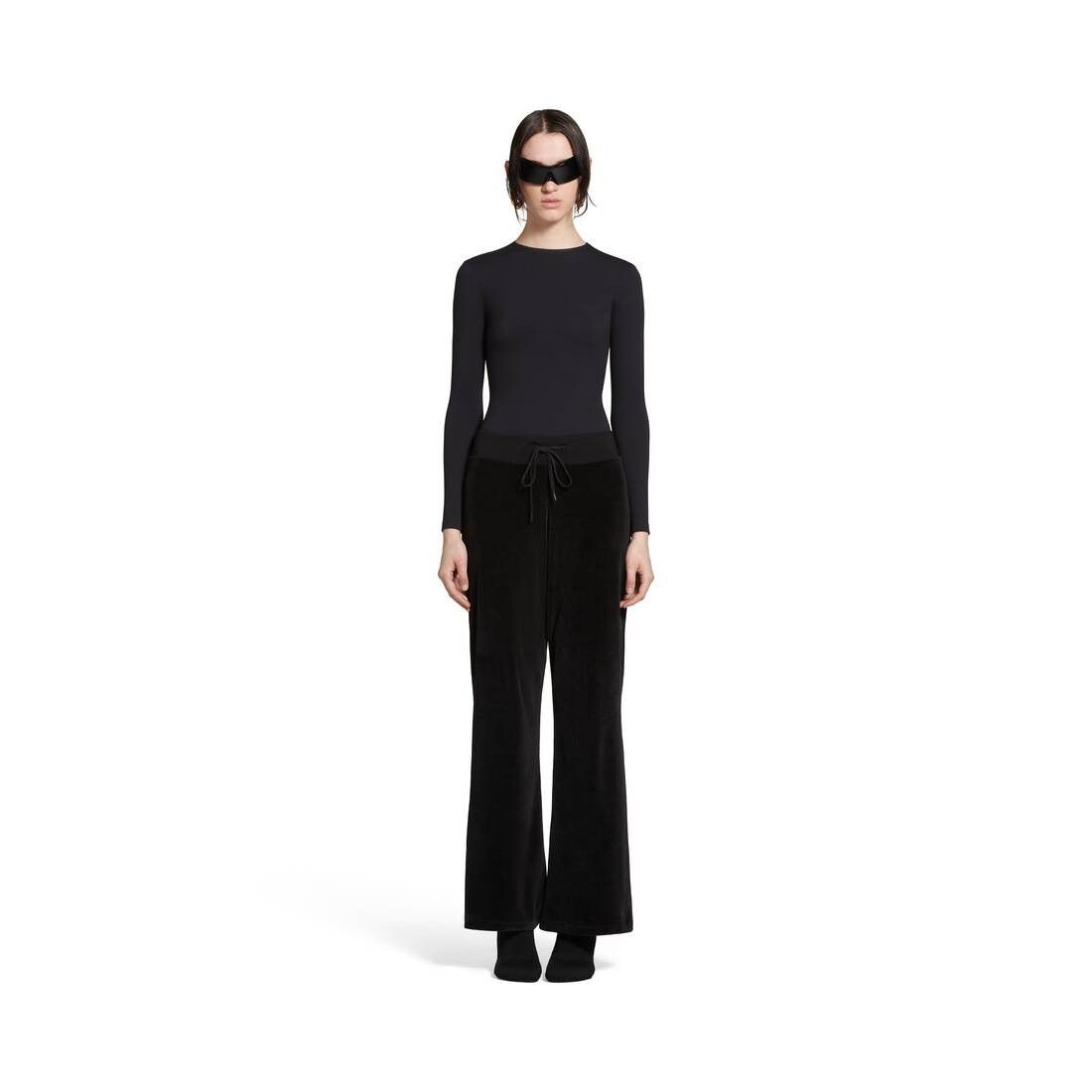 Balenciaga o1bcso1str0525 Low-Waist Joggers in Black Size 27" / US 4 / IT 40 - 2 Thumbnail