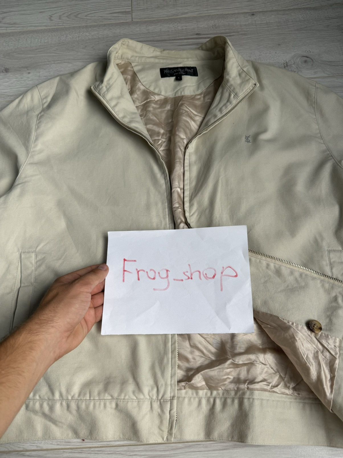 Vintage × Yves Saint Laurent 🔥 Vintage Yves Saint Laurent jacket YSL pour homme Size US L / EU 52-54 / 3 - 3 Thumbnail