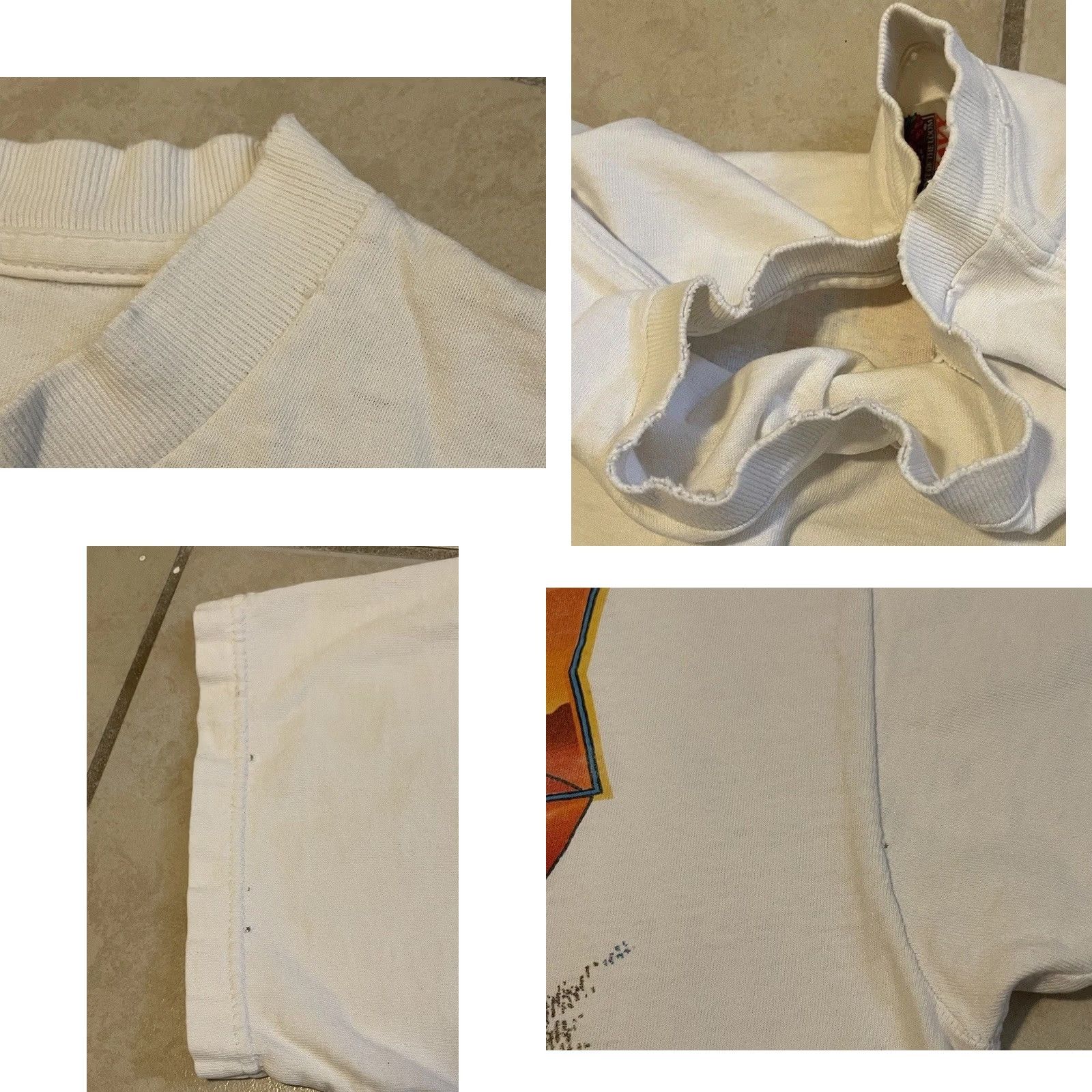 Harley Davidson VINTAGE Motocross Shirt M White Harley Davidson Distressed Boxy Phoenix Arizona Manzanita Speedway 90s Y2K Biker Grunge USA Rockabilly Size US M / EU 48-50 / 2 - 9 Thumbnail