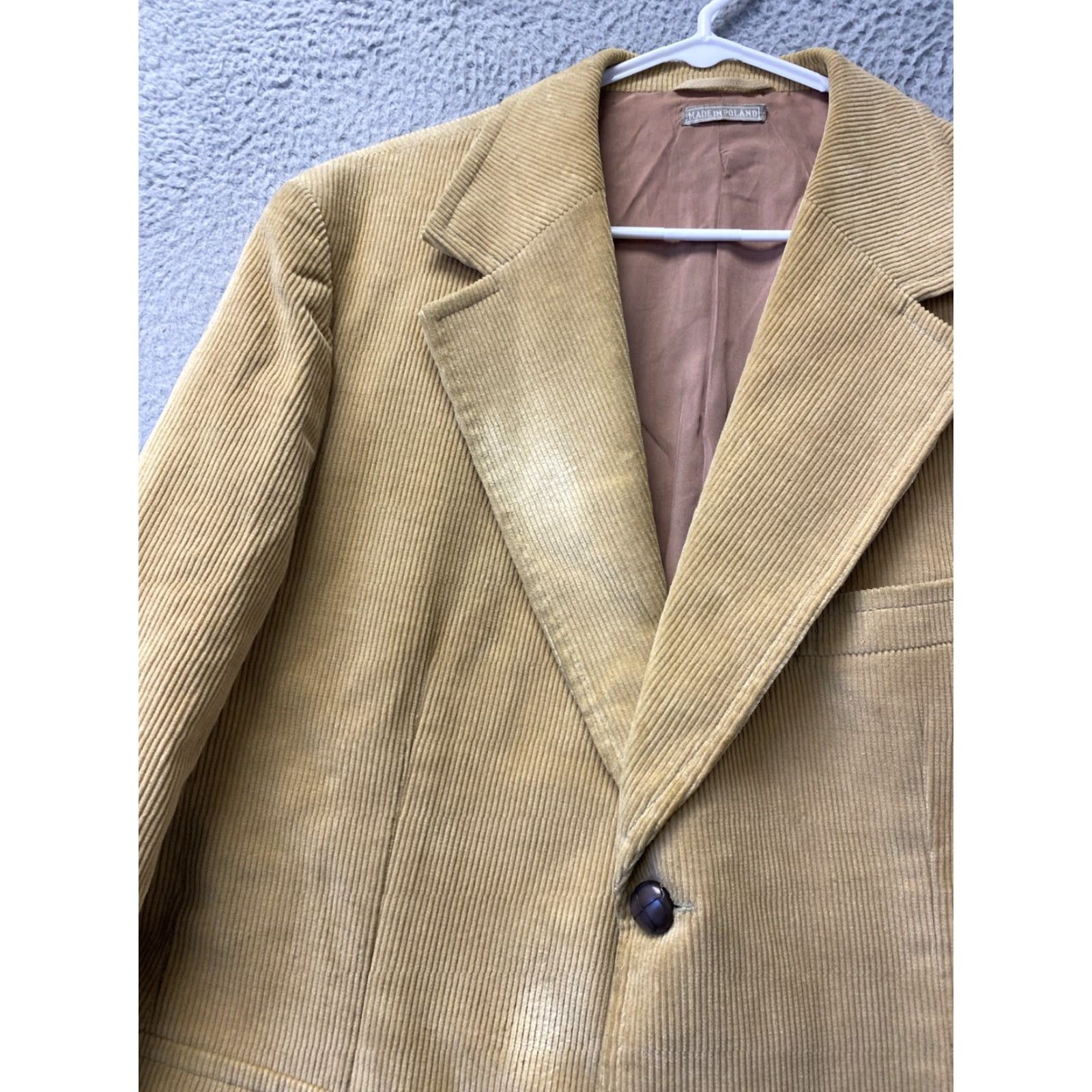 Vintage VINTAGE Monsieur Lauro Western Corduroy Jacket Coat Mens 44R Brown 70s Vintage Leather Buttons Pockets Long Size US S / EU 44-46 / 1 - 4 Thumbnail