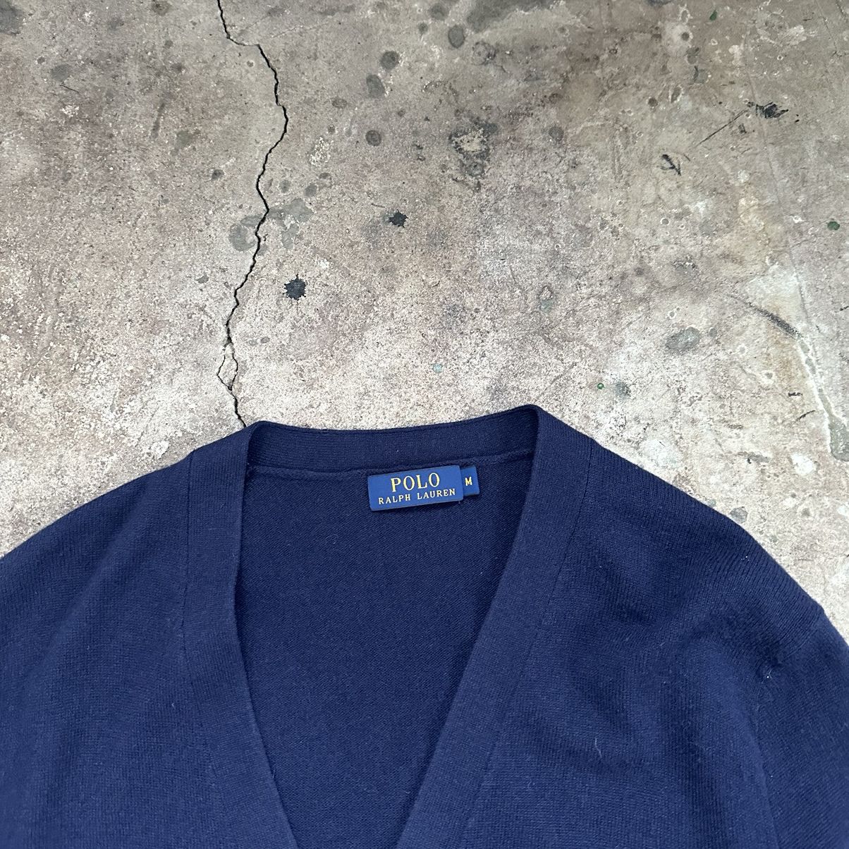 Polo Ralph Lauren Polo Ralph Lauren Vintage Mens Merino Wool Knit Cardigan Size US L / EU 52-54 / 3 - 5 Thumbnail