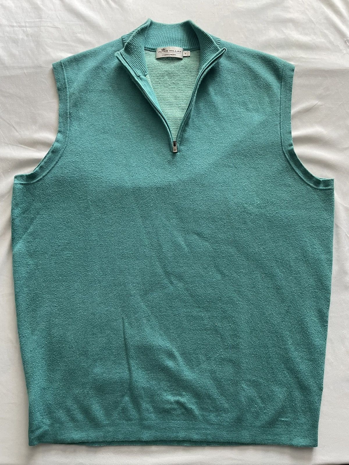 Peter Millar Peter Millar Crown Comfort Vest Men’s M Teal Golf 1/4 Zip Size US M / EU 48-50 / 2 - 2 Thumbnail